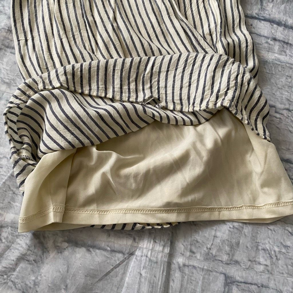 American Eagle Outfitters American Eagle women XS wide leg fully lined striped high wa Size 26" / US 2 / IT 38 - 6 Thumbnail
