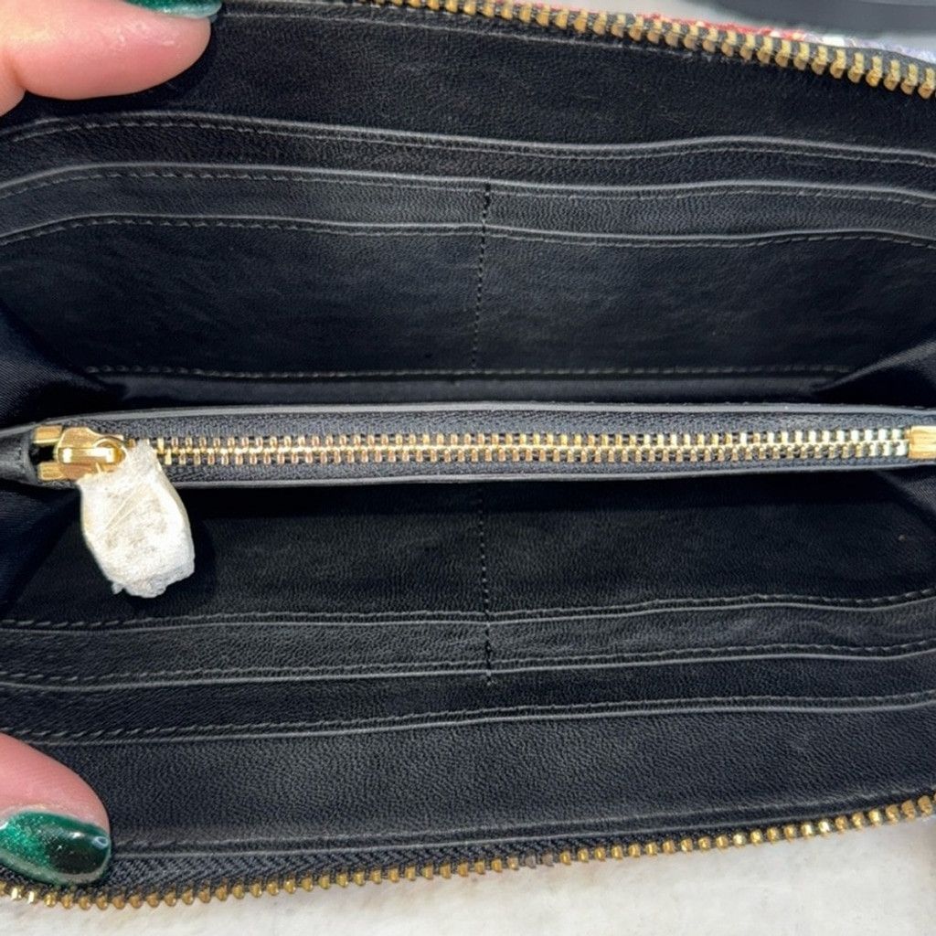 Tory Burch Tory Burch Python Embossed Leather Zip Around Wallet - NWOT Size ONE SIZE - 8 Thumbnail
