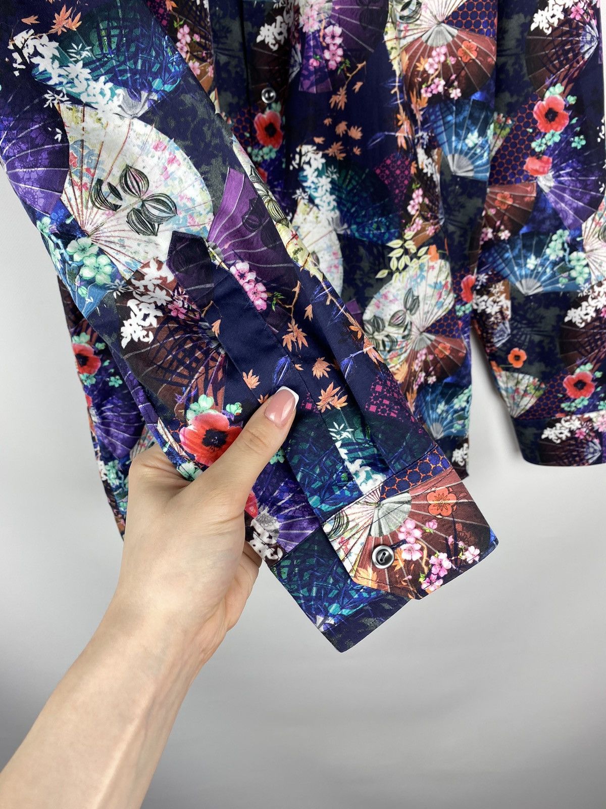 Eton Eton men’s floral pattern long sleeve button up shirt Size US S / EU 44-46 / 1 - 11 Thumbnail