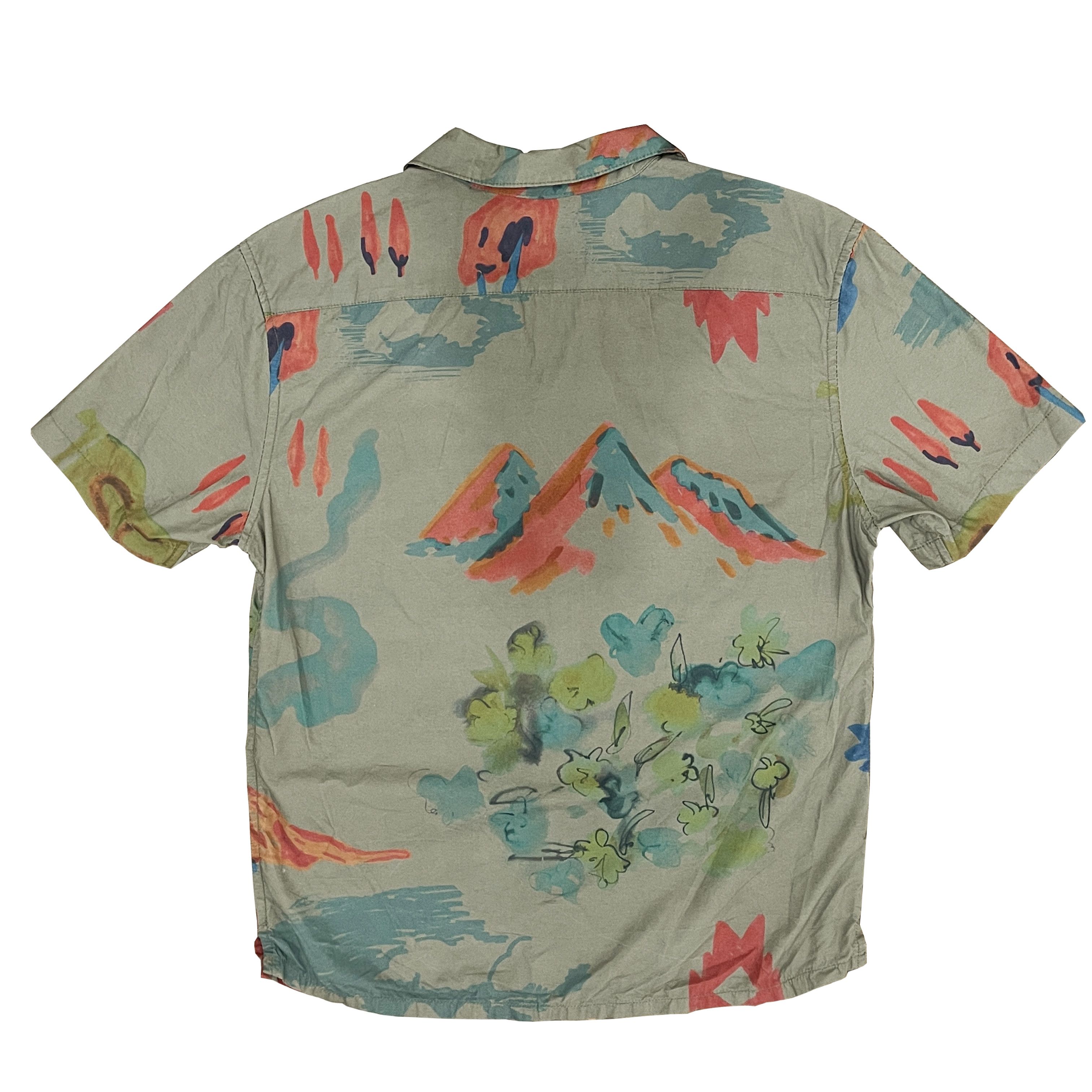 Scotch & Soda Printed Organic Cotton Short Sleeve Shirt Size US M / EU 48-50 / 2 - 5 Thumbnail