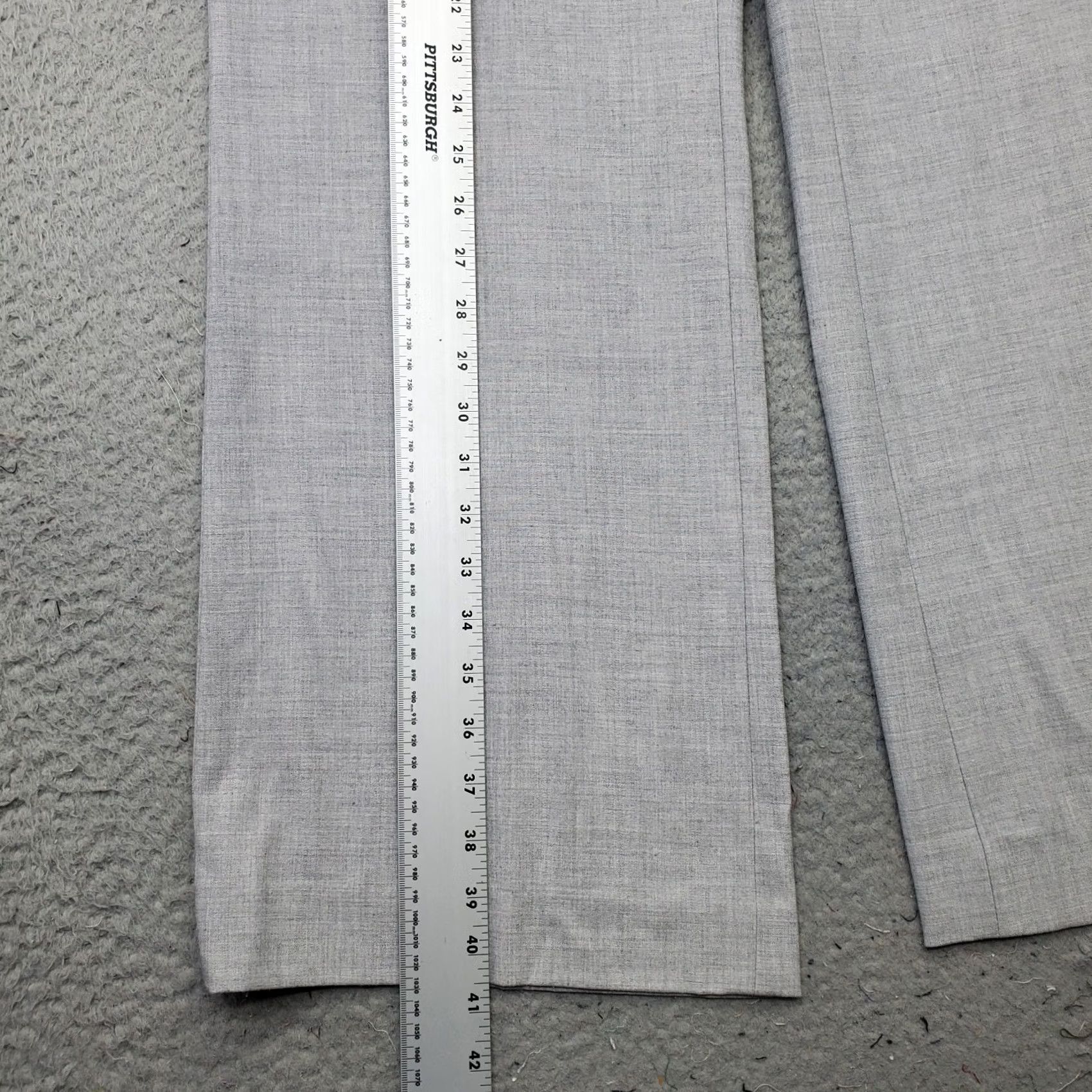 Vintage Lane Bryant Pants Womens 14 Gray Stretch Flat Front Bootcut Leg 2 Button Fly Shirt Pants Womens Size 14 Gray Bootcut Mens Womens Girls Boys Size 36" / US 14 / IT 50 - 3 Thumbnail
