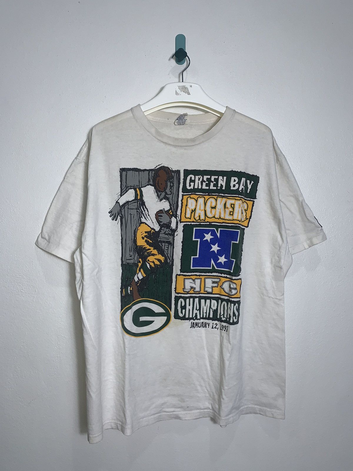 Vintage Vintage GREENBAY PACKERS Champions 1997 t-shirt Size US XL / EU 56 / 4 - 1 Thumbnail