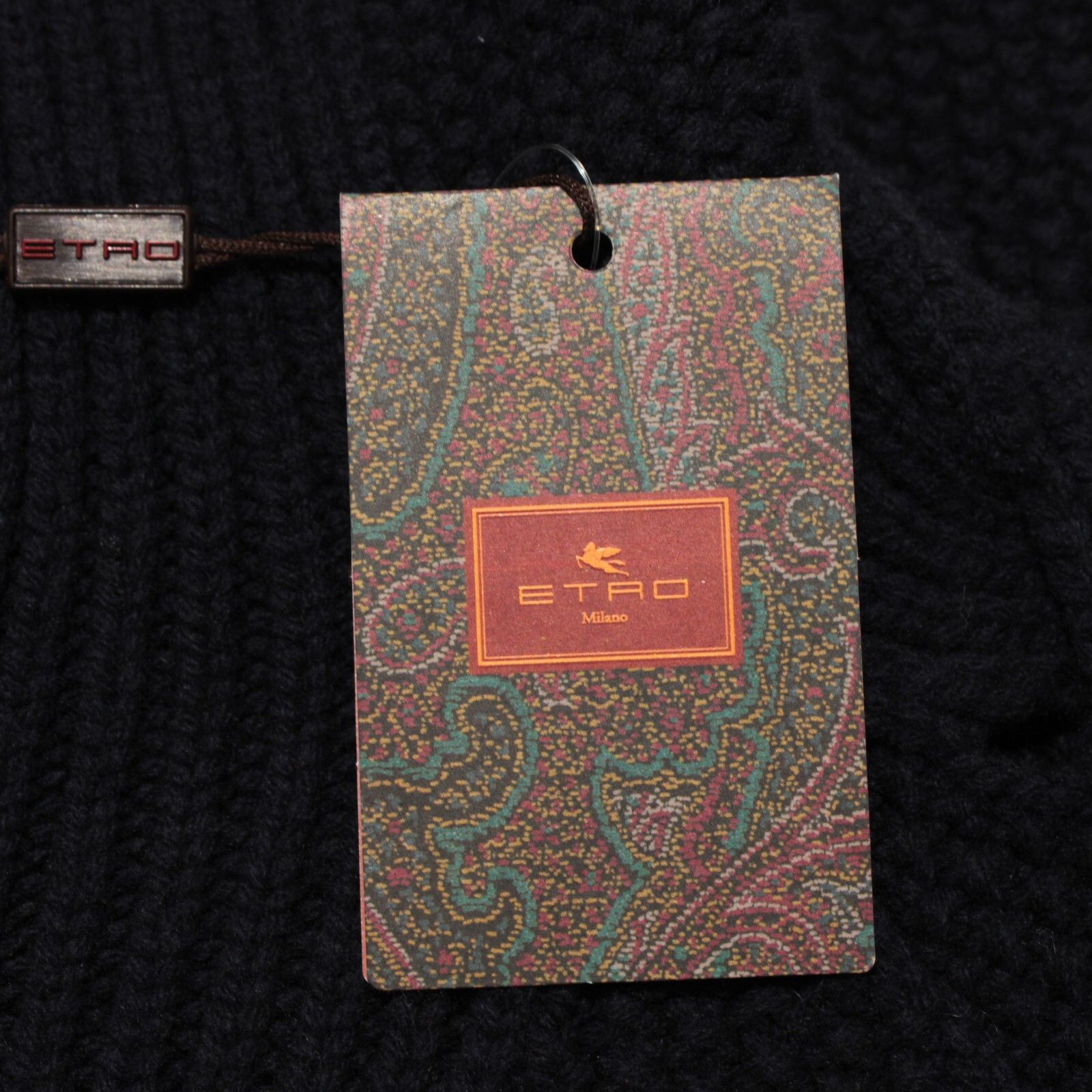 Etro ETRO Sweater Size US L in Blue Size US L / EU 52-54 / 3 - 3 Thumbnail