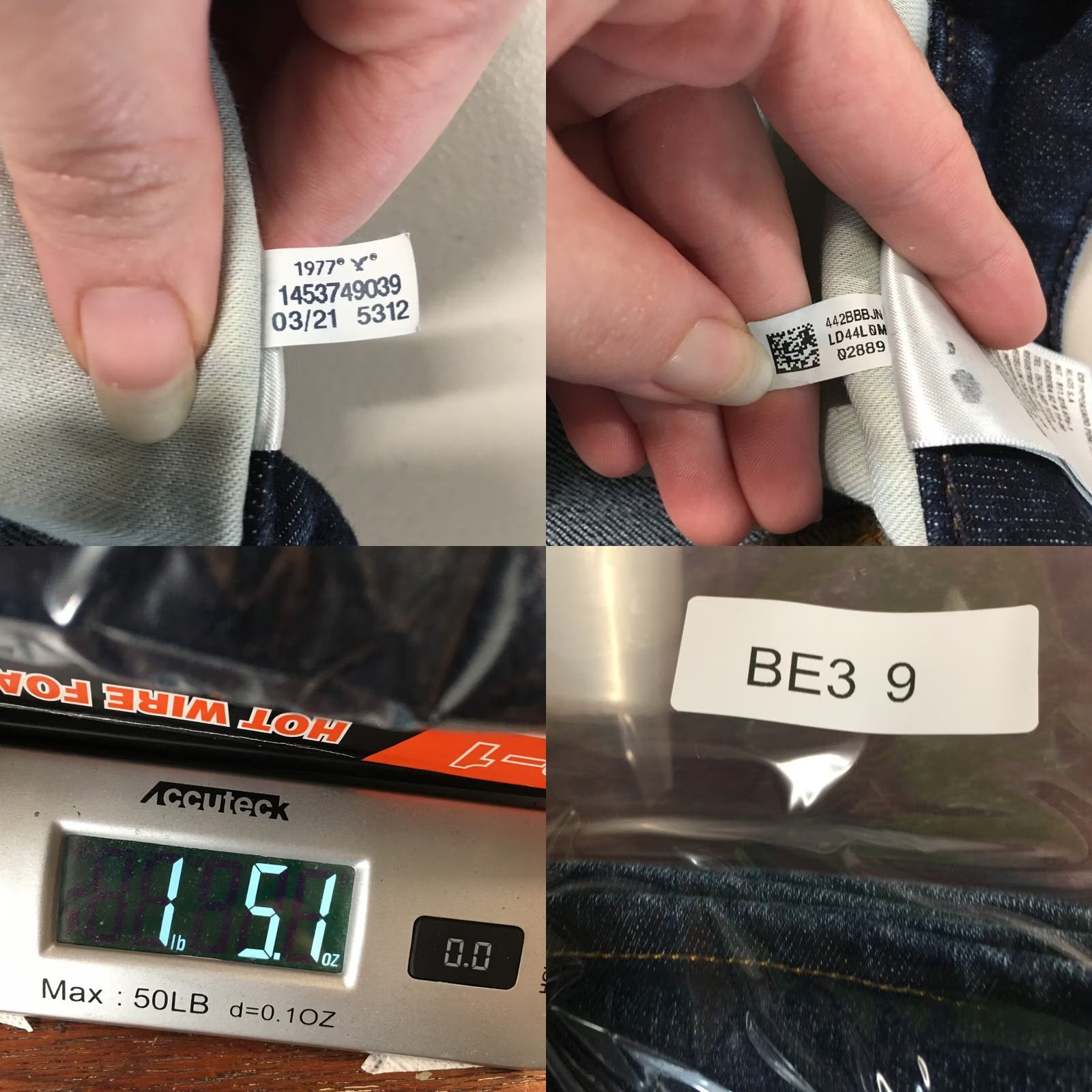 American Eagle Outfitters American Eagle Outfitters Jeans Mens 31x30 Blue Denim Athletic Tapered 5-Pocket Stretch Cotton Standard Regular Mens Size US 31 - 11 Thumbnail