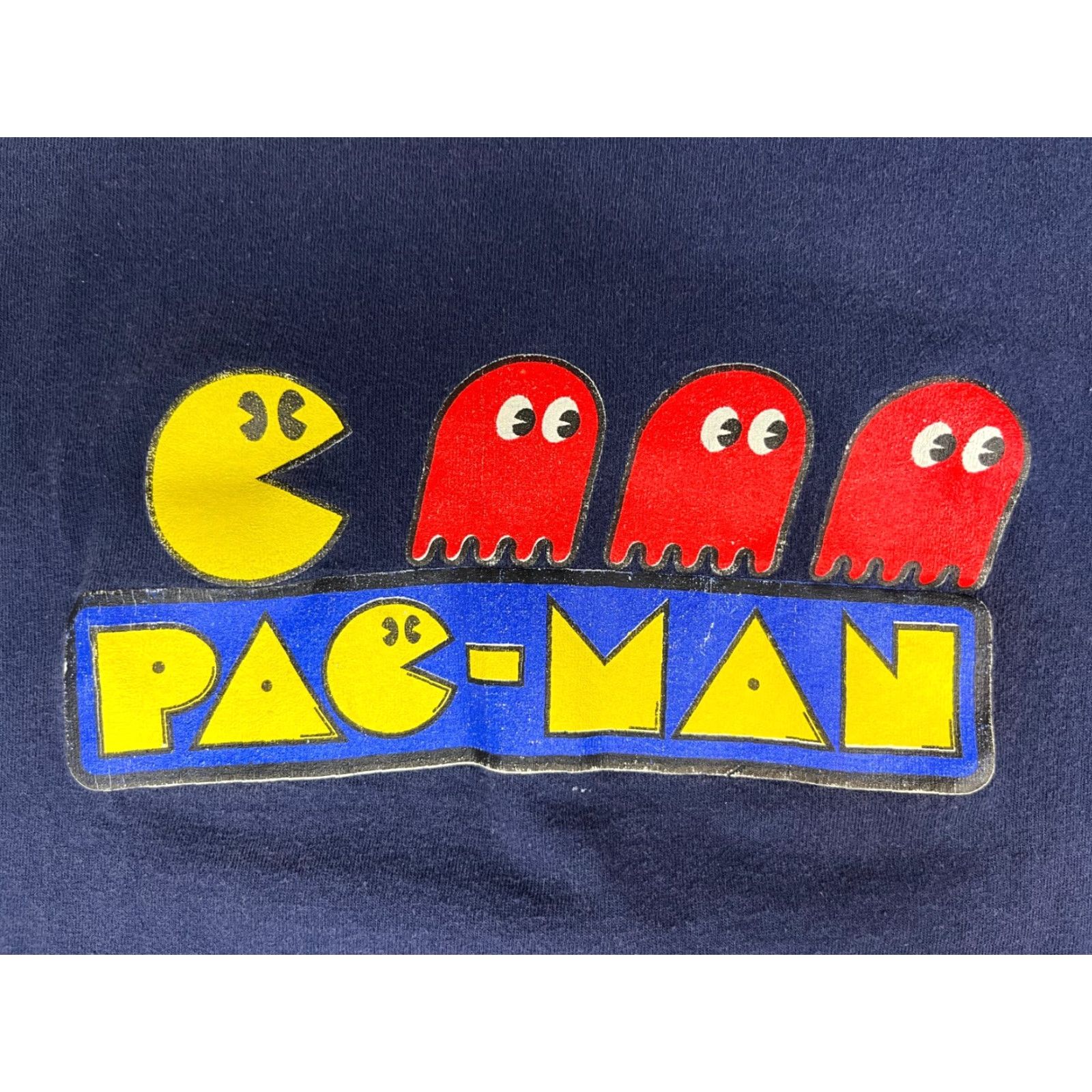 Vintage VINTAGE Murina Men's 90s Pac-Man T-Shirt Navy Size L Crew Neck Short Sleeve Cotton Made in USA Graphic Print Size US L / EU 52-54 / 3 - 4 Thumbnail