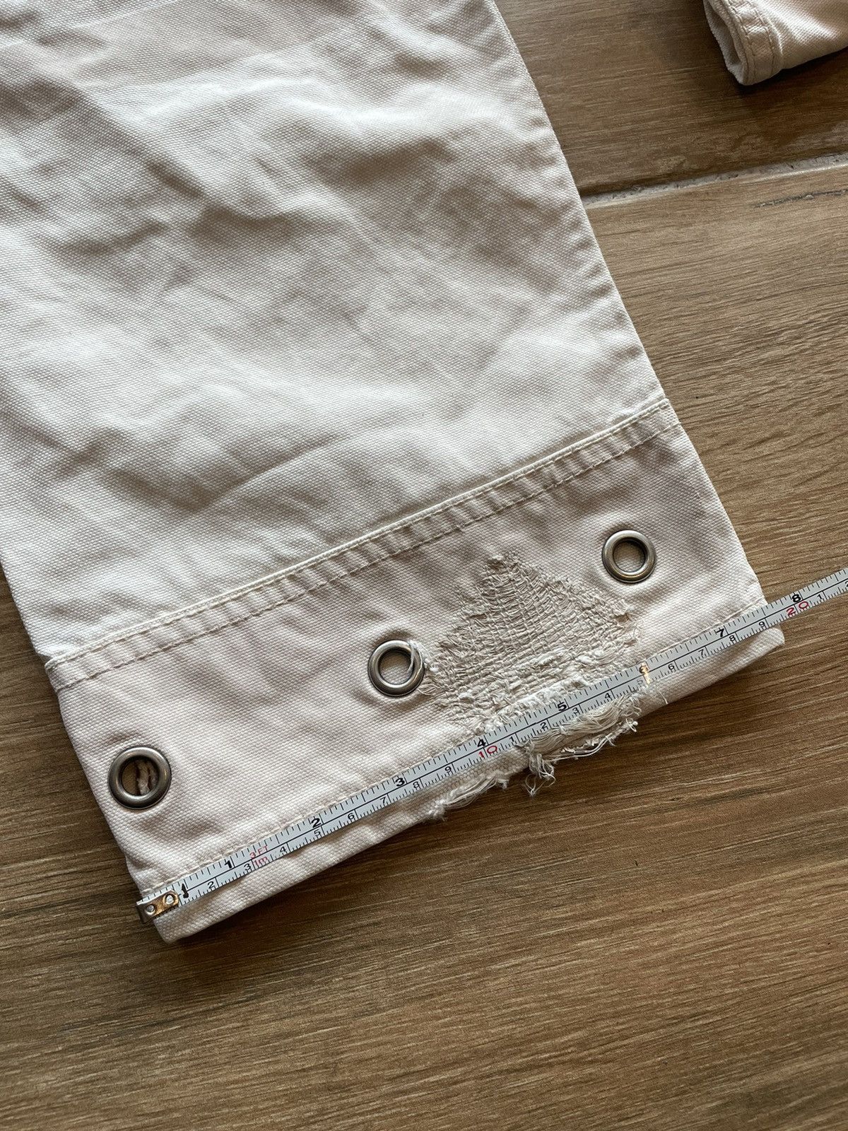 Diesel Diese OffWhite Reconstructed Pant Size US 31 - 8 Thumbnail