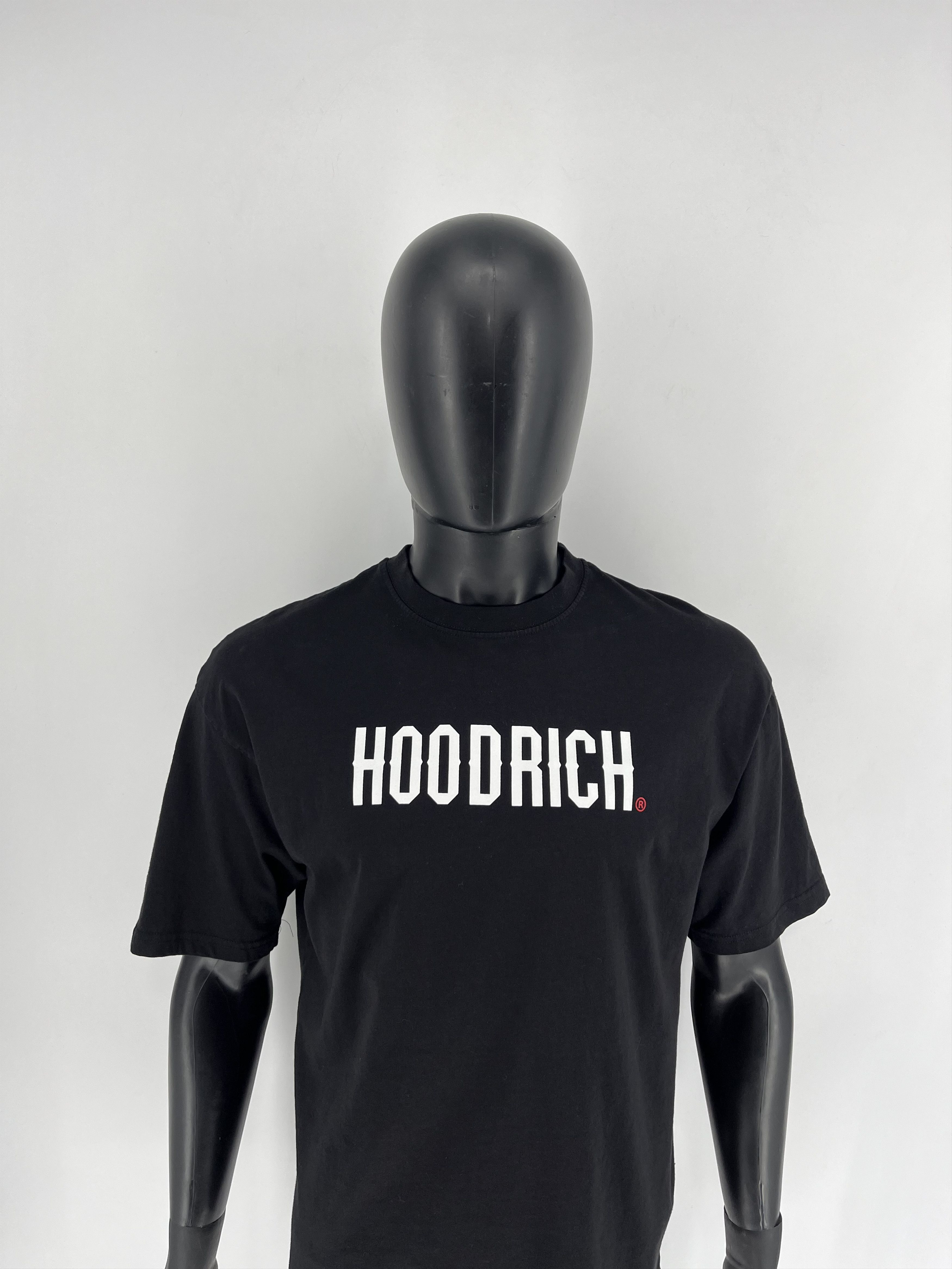 Hoodrich × Vintage Hype Hoodrich Big Logo Drill Y2K Streetwear Black Tee Size US S / EU 44-46 / 1 - 5 Thumbnail