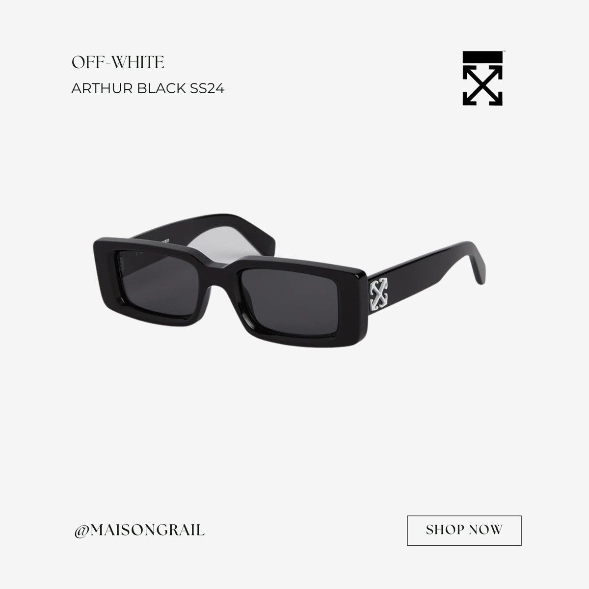 Off-White OFF WHITE ARTHUR SUNGLASSES Size ONE SIZE - 1 Thumbnail