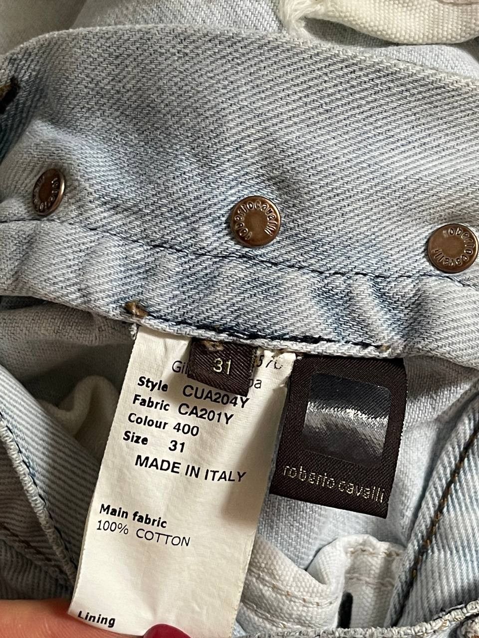 Just Cavalli × Roberto Cavalli Roberto Cavalli Jeans Pants Size 31" - 10 Thumbnail
