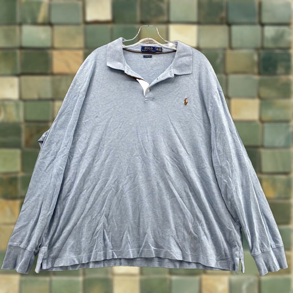 Ralph Lauren Ralph Lauren Polo Shirt Mens 2XL Blue Classic Fit Flash Pony 90s Academia Preppy Shirt Mens Classic Polo Blue 2XL 90s Flash Pony Size US XXL / EU 58 / 5 - 1 Thumbnail