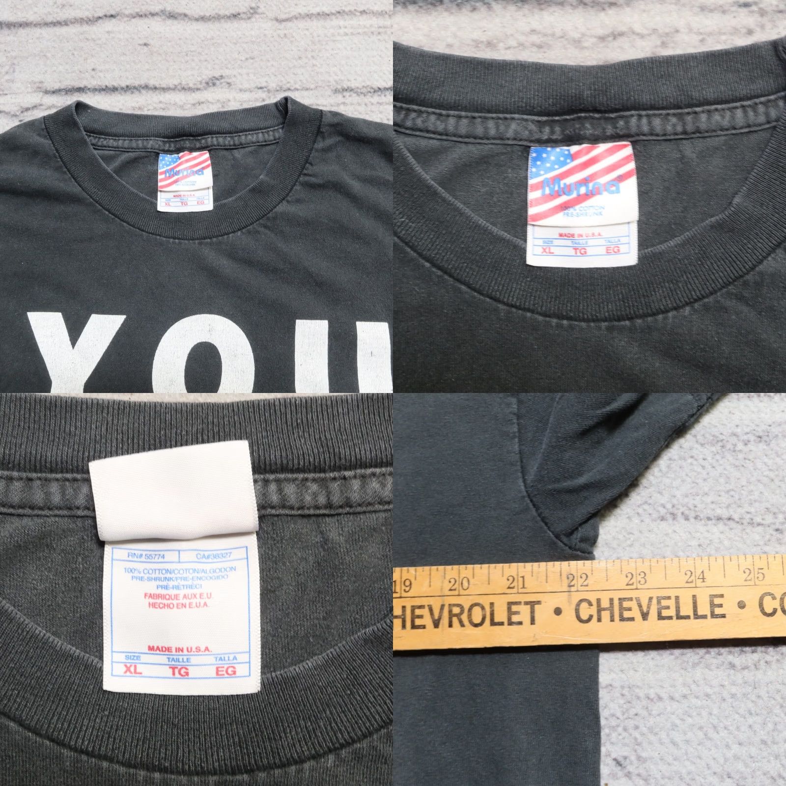 Fruit Of The Loom Vintage 90s You Have The Right To Vote Election Protection Shirt XL Black Mens T-Shirt Size US L / EU 52-54 / 3 - 8 Thumbnail