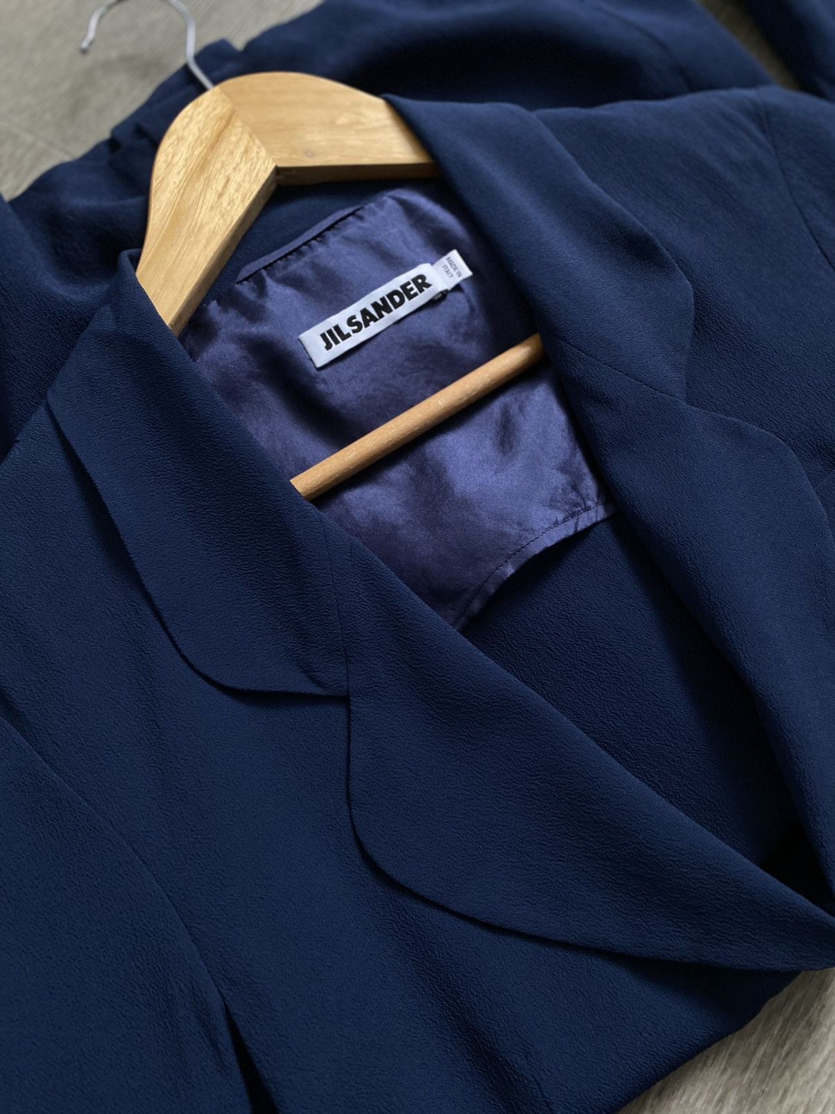 Jil Sander 🫧JIL SANDER SILK BLAZER Vintage Raf Simons Era Size XS / US 0-2 / IT 36-38 - 11 Thumbnail