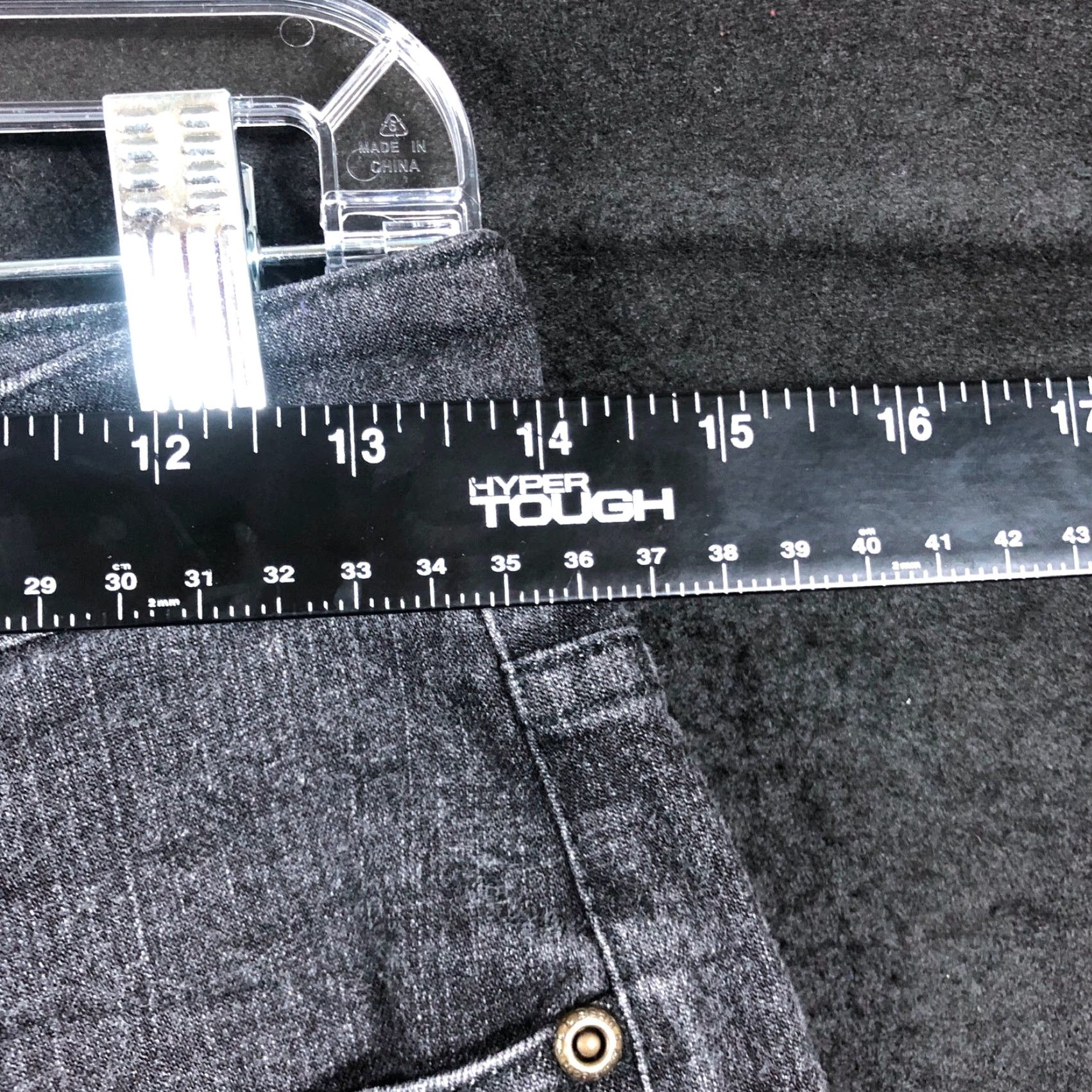 Vintage LL Bean Womens Jeans Black Denim Mid Rise Straight Leg Cotton Blend Stretch 6 Regular 28in Inseam 28.5in Charcoal Wash Women Mens? Size 28" / US 6 / IT 42 - 5 Thumbnail