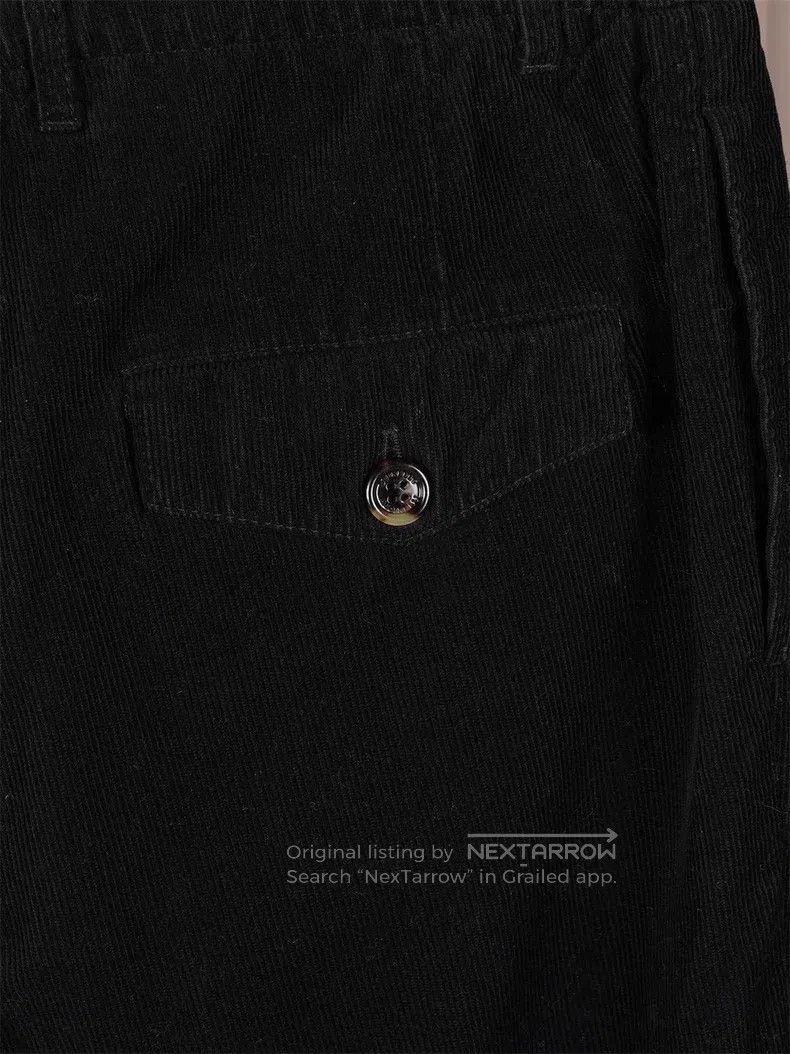 Brunello Cucinelli Brunello Cucinelli Men's black corduroy casual pants Size US 34 / EU 50 - 4 Thumbnail