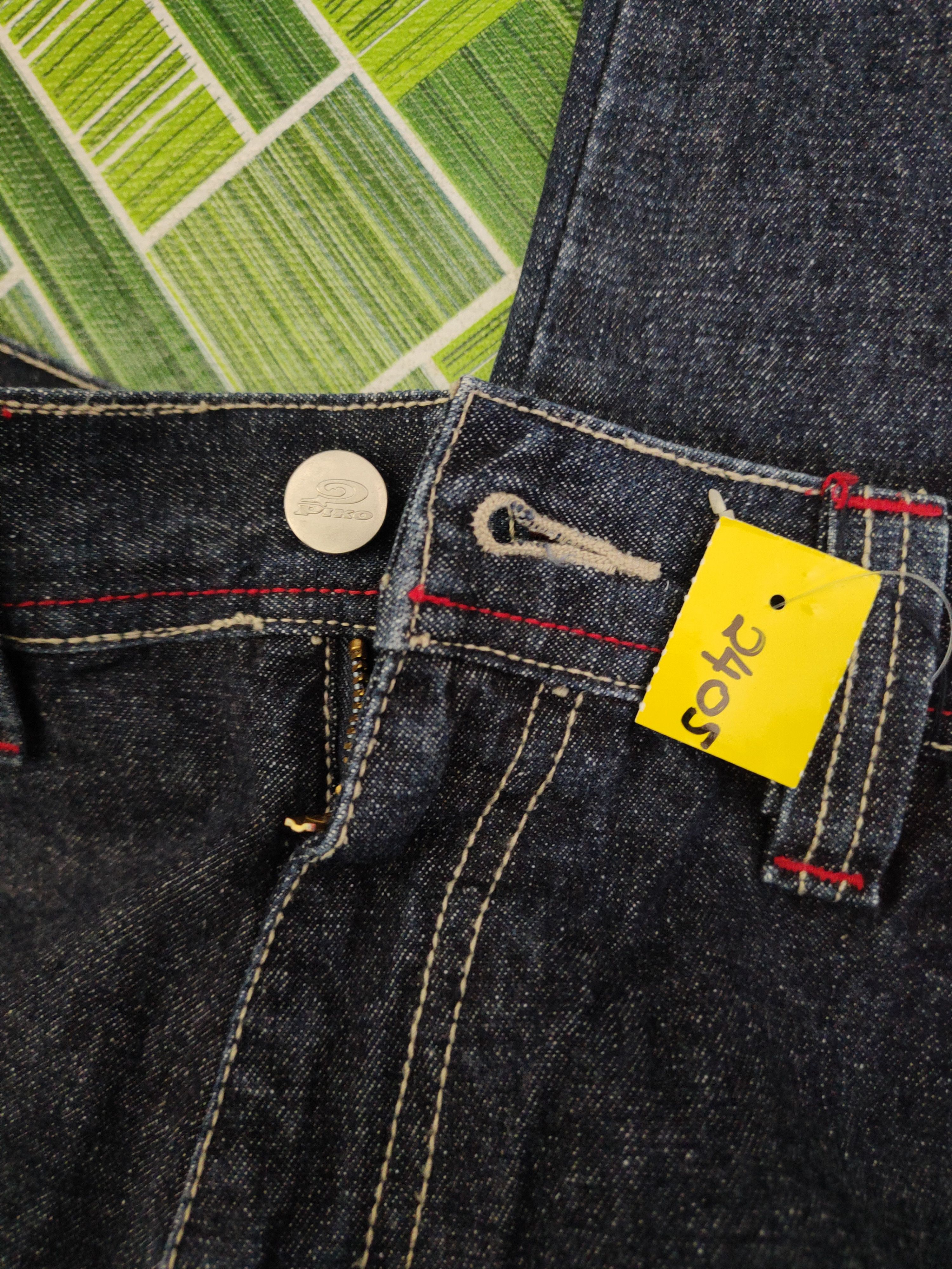 Japanese Brand DL Piko Dark Blue Distressed Ripped Jeans #2405 Size US 28 / EU 44 - 18 Thumbnail