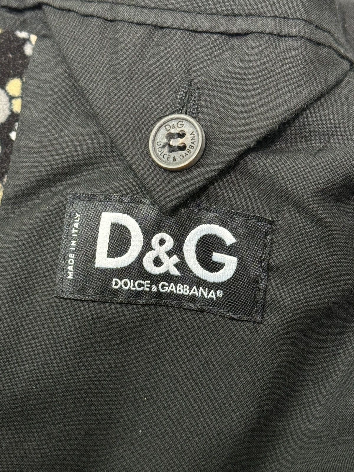 Dolce & Gabbana 00s Dolce & Gabbana 2004 Floral Velvet Vintage Blazer 48 Size US M / EU 48-50 / 2 - 15 Thumbnail
