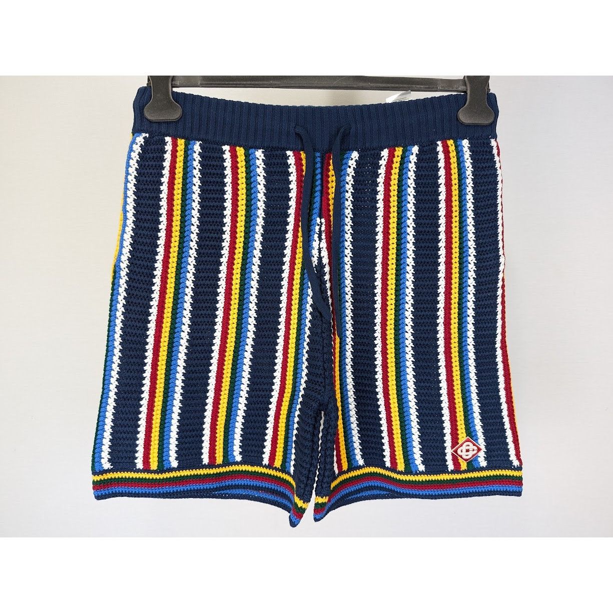 Casablanca o1rshd1 DUP / Cotton Crochet Shorts in Navy Size US 32 / EU 48 - 2 Thumbnail