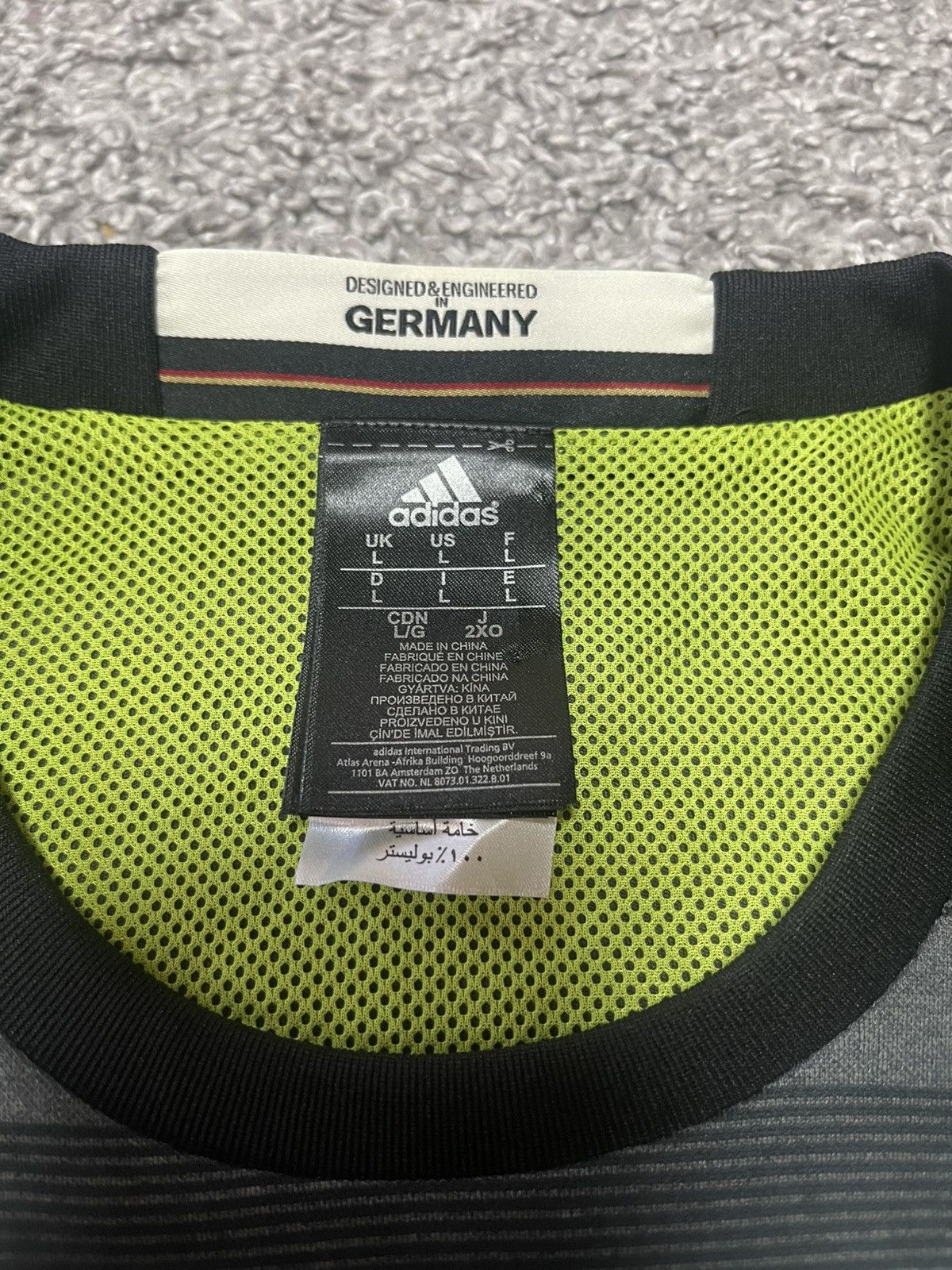 Adidas GERMANY 2016-2019 AWAY FOOTBALL SOCCER JERSEY L ADIDAS Size US L / EU 52-54 / 3 - 9 Thumbnail