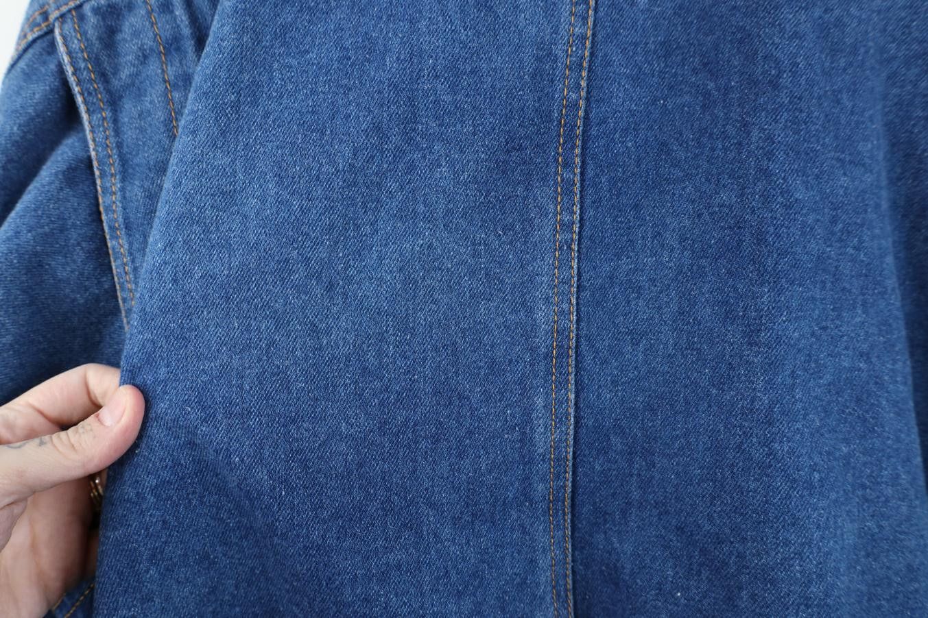 Vintage Vintage 80s 90s Streetwear Quilted Denim Jean Bomber Jacket Size M / US 6-8 / IT 42-44 - 14 Thumbnail