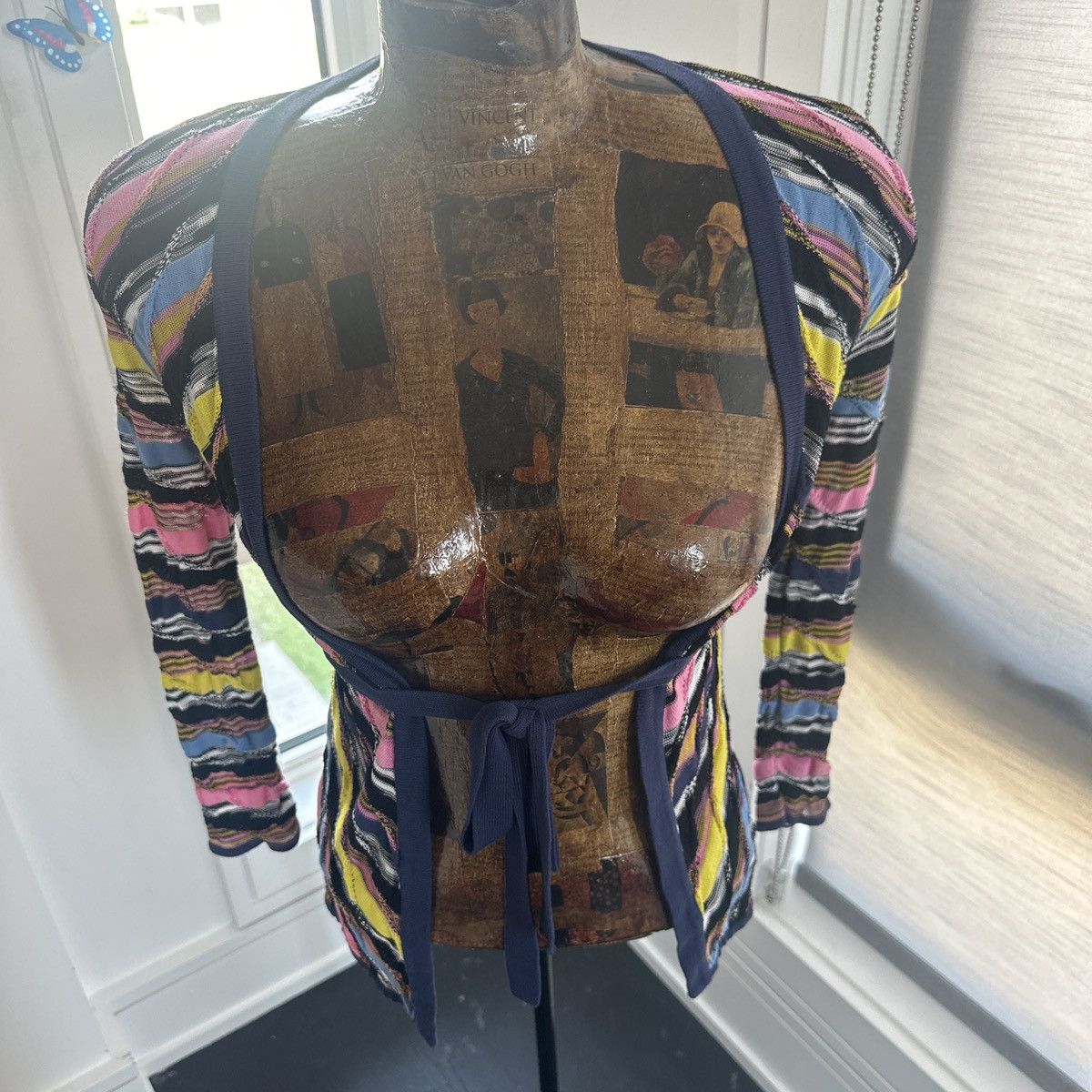 Missoni Missoni Multi-Striped Tie Blouse with Tank Set Size XS / US 0-2 / IT 36-38 - 1 Thumbnail