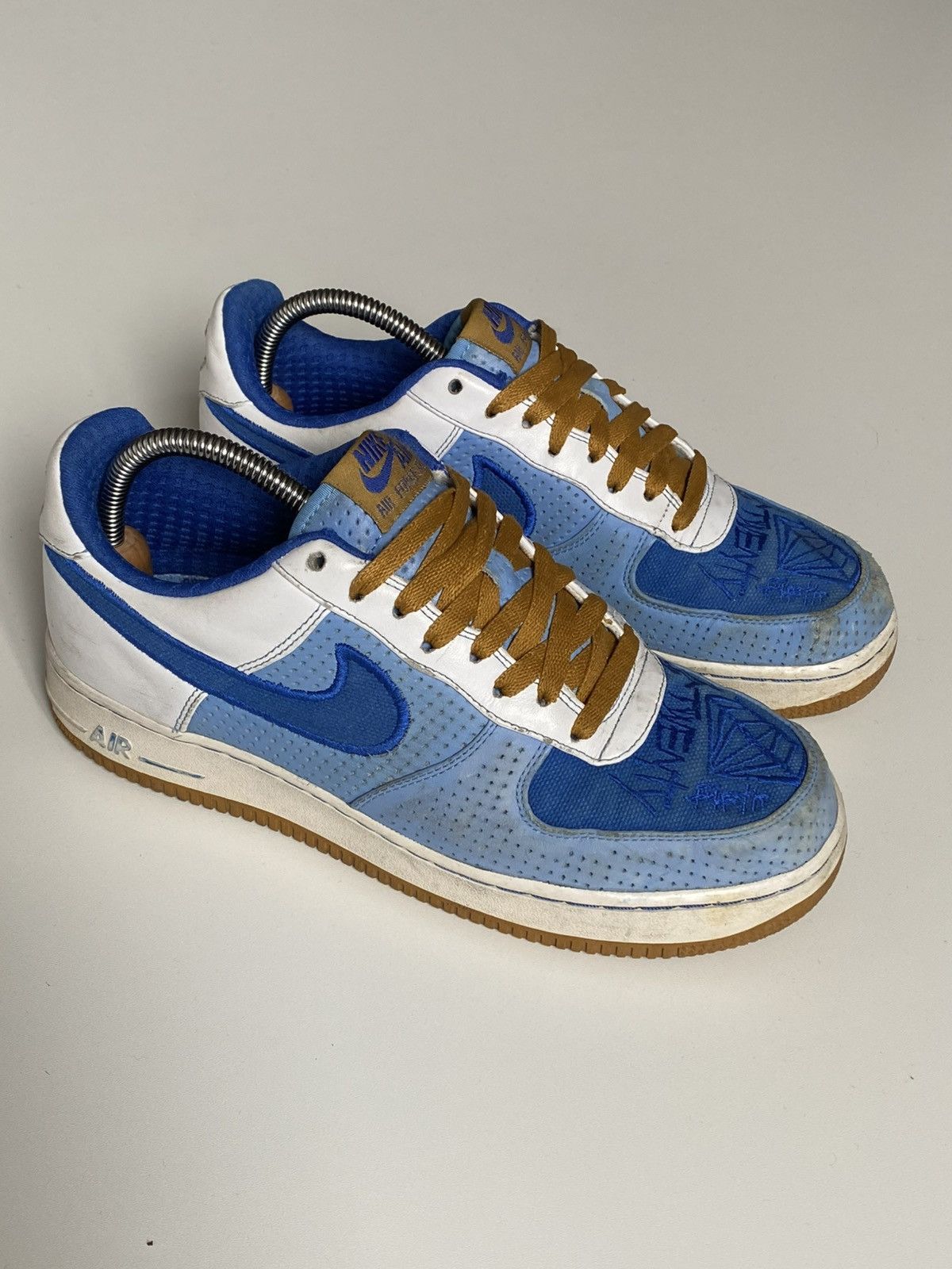 Nike 🔥 VINTAGE 00s NIKE AIR FORCE 1 PREMIUM DOWN NORTH COLLAB Size US 7 / EU 40 - 1 Thumbnail
