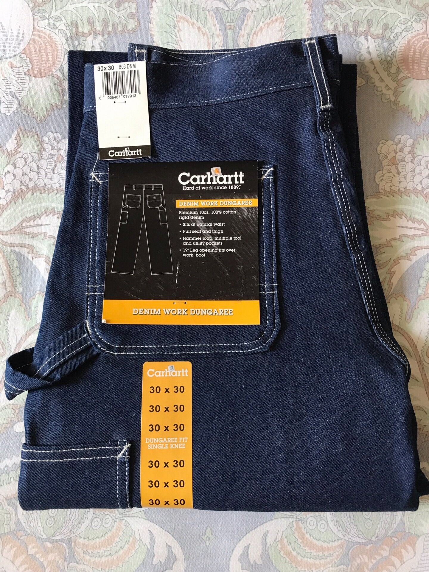 Carhartt Carhartt B03 Raw Denim Jeans W30L30 Size US 30 / EU 46 - 1 Thumbnail