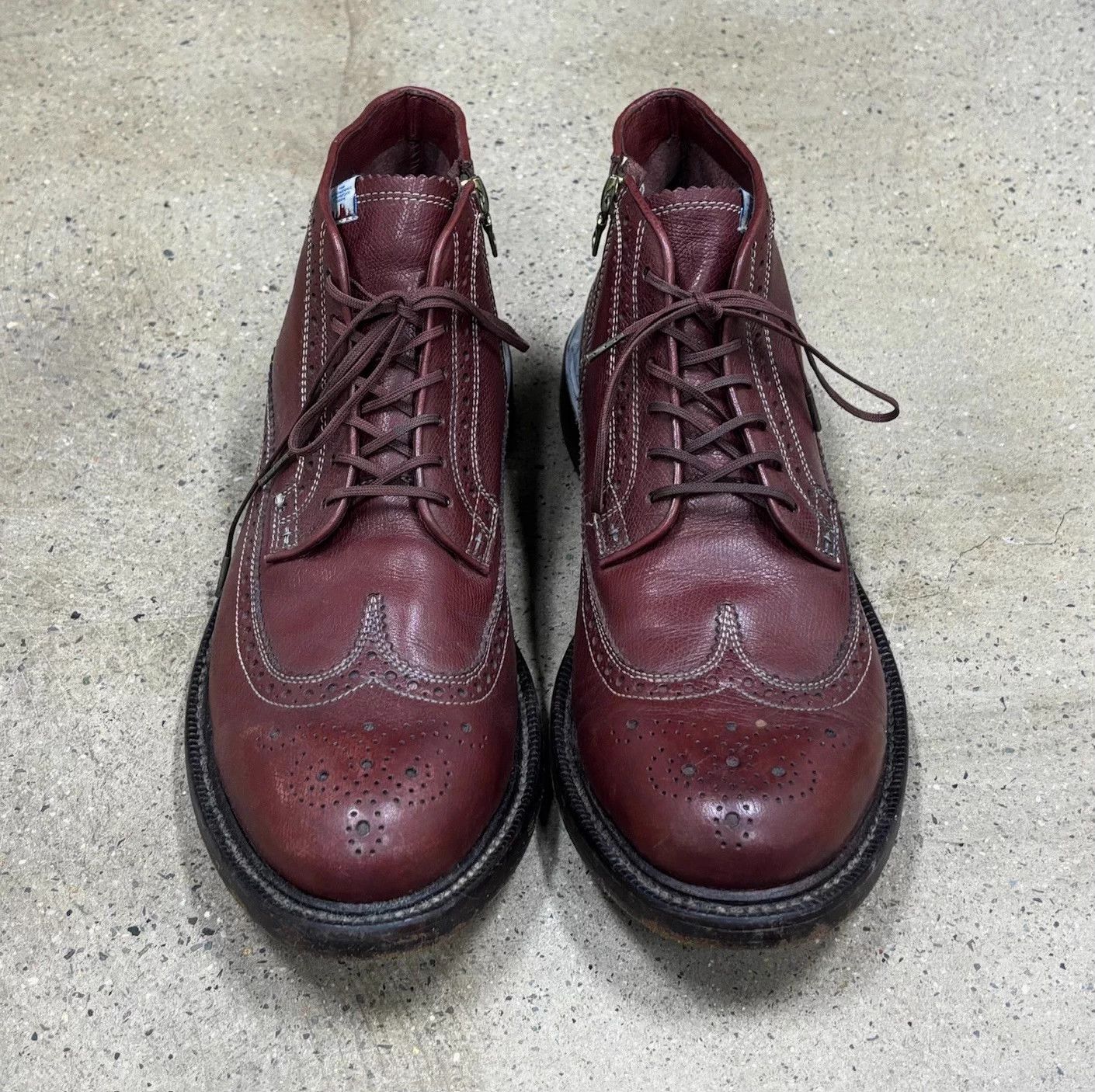 Visvim Visvim Patrician Mid W.T. Folk hi-top sneakers Size US 12 / EU 45 - 1 Thumbnail