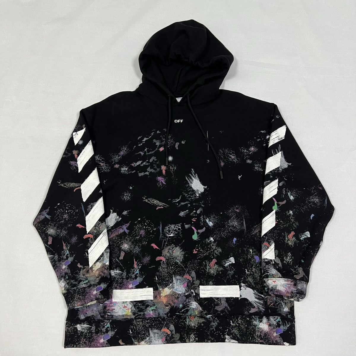Off-White OFF-WHITE FW20 DIAG GALAXY BRUSHED OVER HOODIE Size US M / EU 48-50 / 2 - 1 Thumbnail