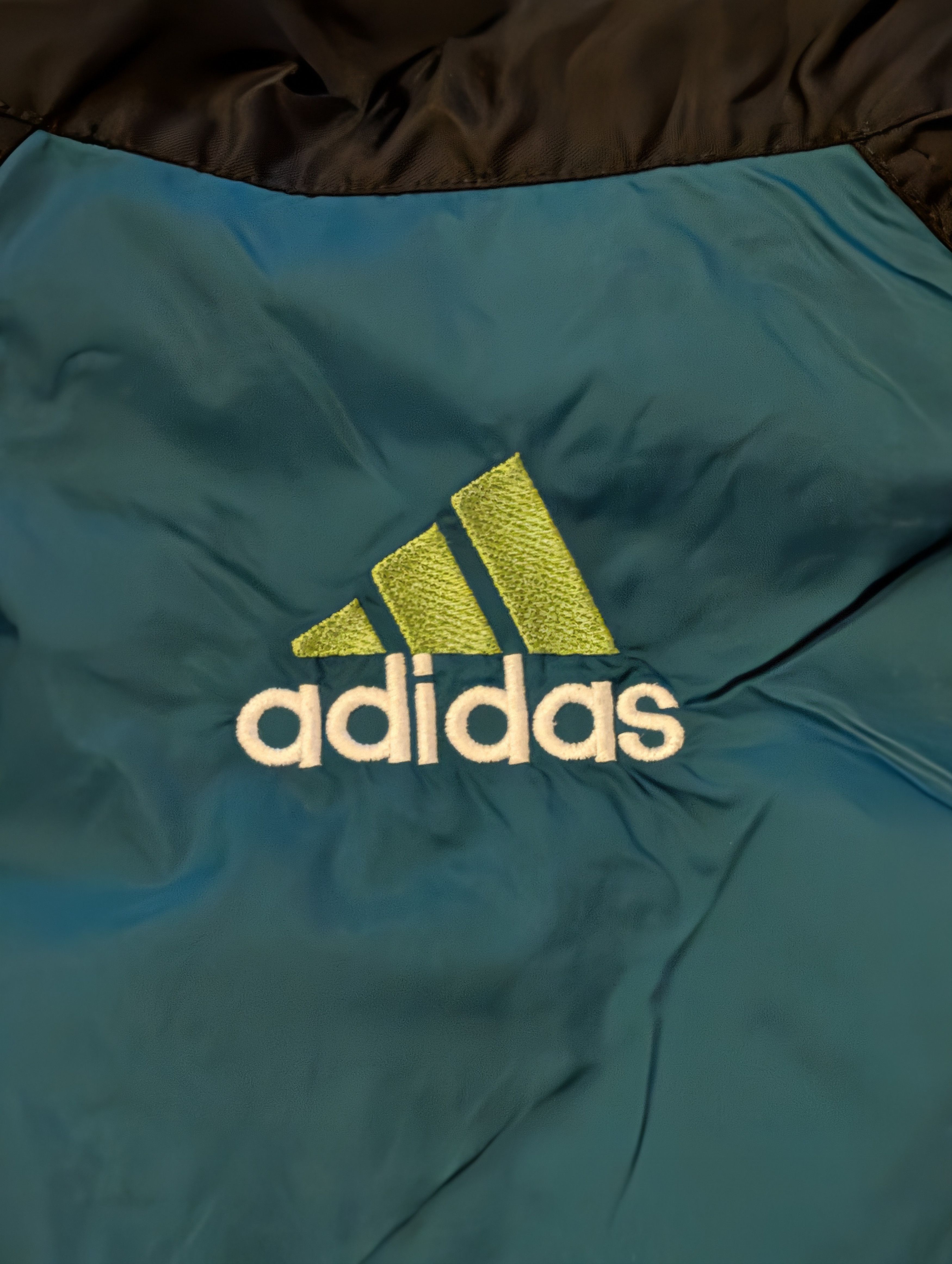 Adidas Vintage 90s Adidas Jacket Windbreaker Three-Striped Hooded Size US L / EU 52-54 / 3 - 6 Thumbnail
