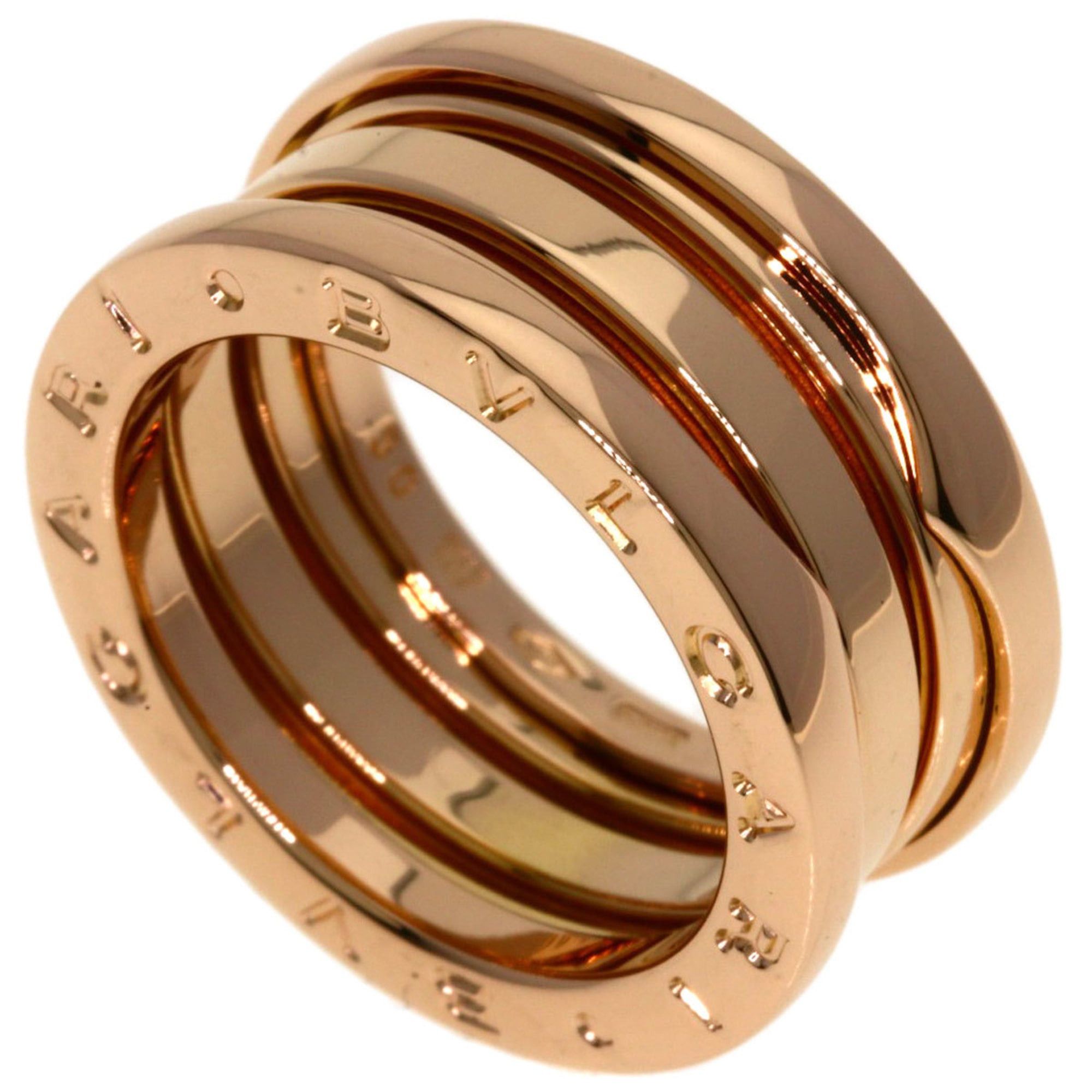 Bvlgari BVLGARI B-zero1 2-band ring #50, 18K pink gold, women's. Size ONE SIZE - 1 Thumbnail