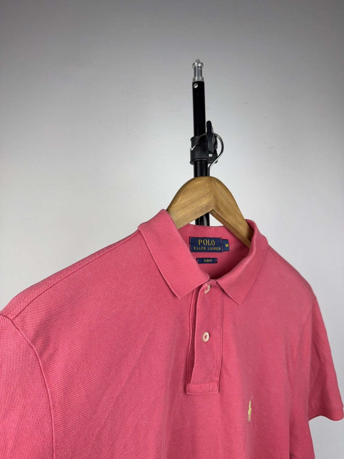 Polo Ralph Lauren 90s Retro Luxury 90s Polo Ralph Lauren Red Polo Shirt 🐎 Size US M / EU 48-50 / 2 - 6 Thumbnail