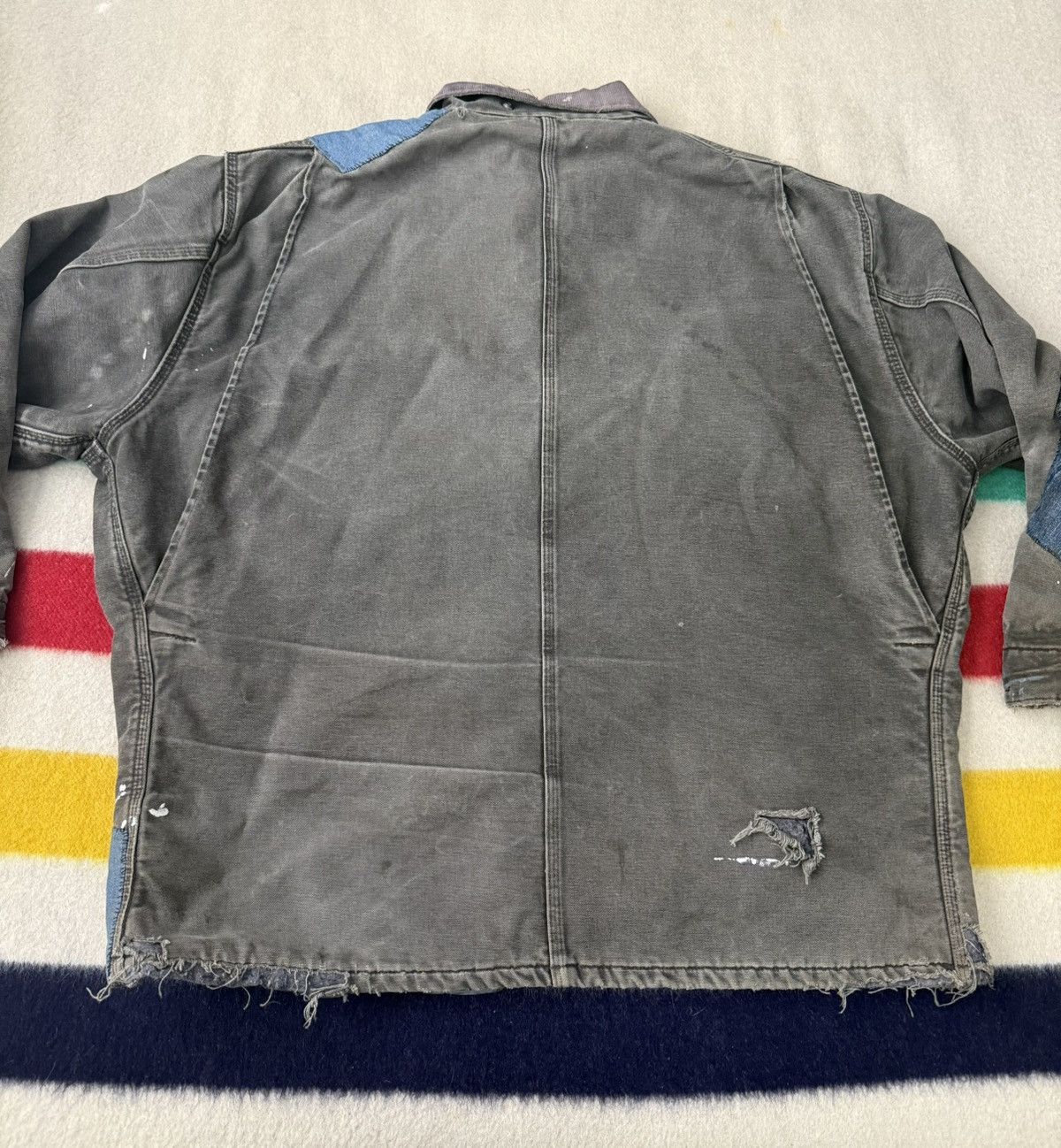 Carhartt Carhartt Chore Coat Boro Patchwork Distressed Thrashed Size US XXL / EU 58 / 5 - 3 Thumbnail