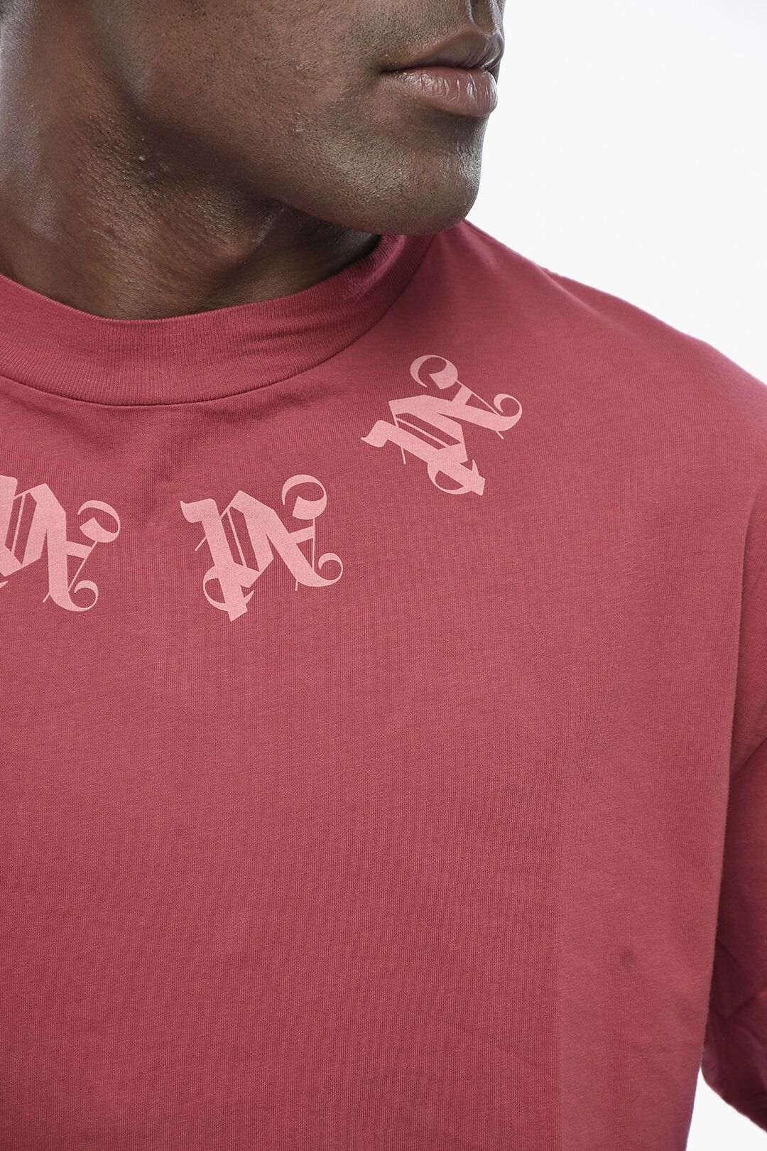 Palm Angels og1mm0226 Cotton Crewneck T-Shirt in Red Size US XXL / EU 58 / 5 - 3 Thumbnail