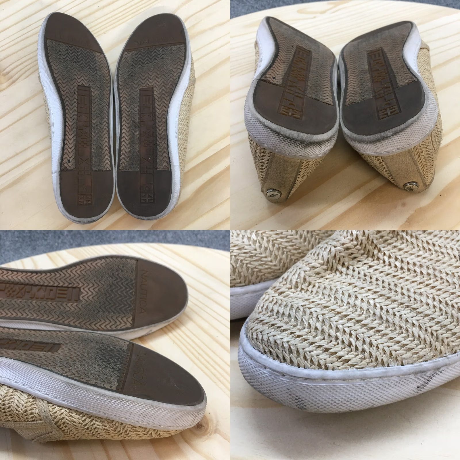 Nautica Nautica Shoes Womens 7.5 Sunchaser Slip On Loafers Beige Casual Low Top Round Size M / US 6-8 / IT 42-44 - 8 Thumbnail