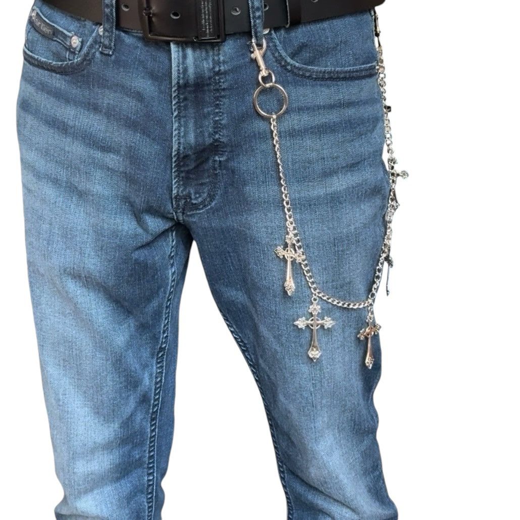 Other Cross Pants Chain for Men Women,Jeans Chain,Keys Chain Size ONE SIZE - 6 Thumbnail