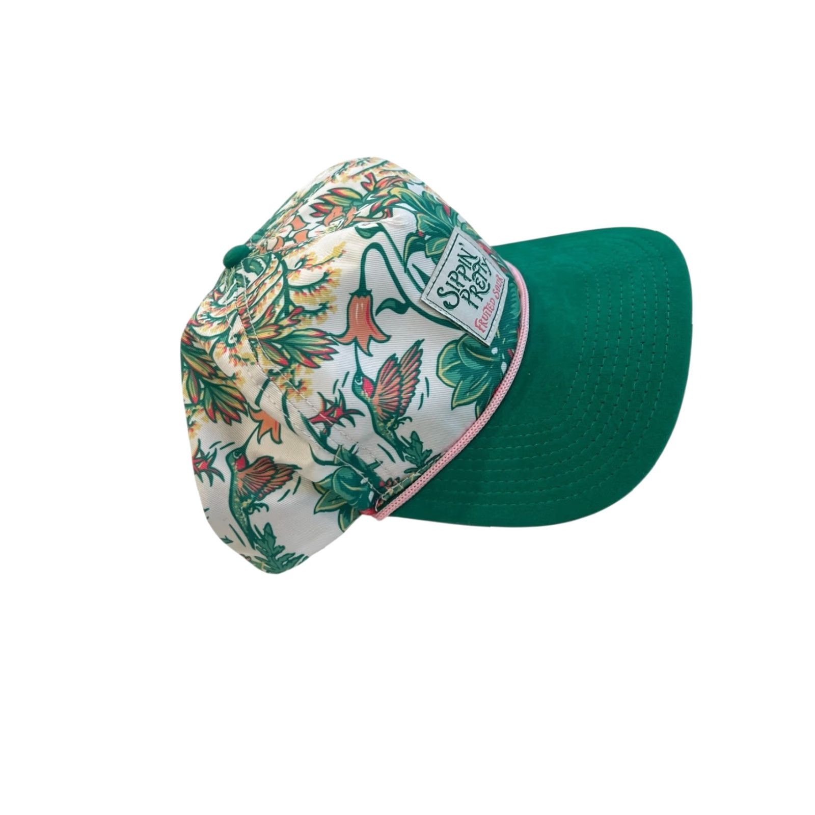 Vintage Sippin’ Pretty Fruited Sour Odell Brewing Snapback Hat Pink Rope Cap EUC Size ONE SIZE - 2 Thumbnail