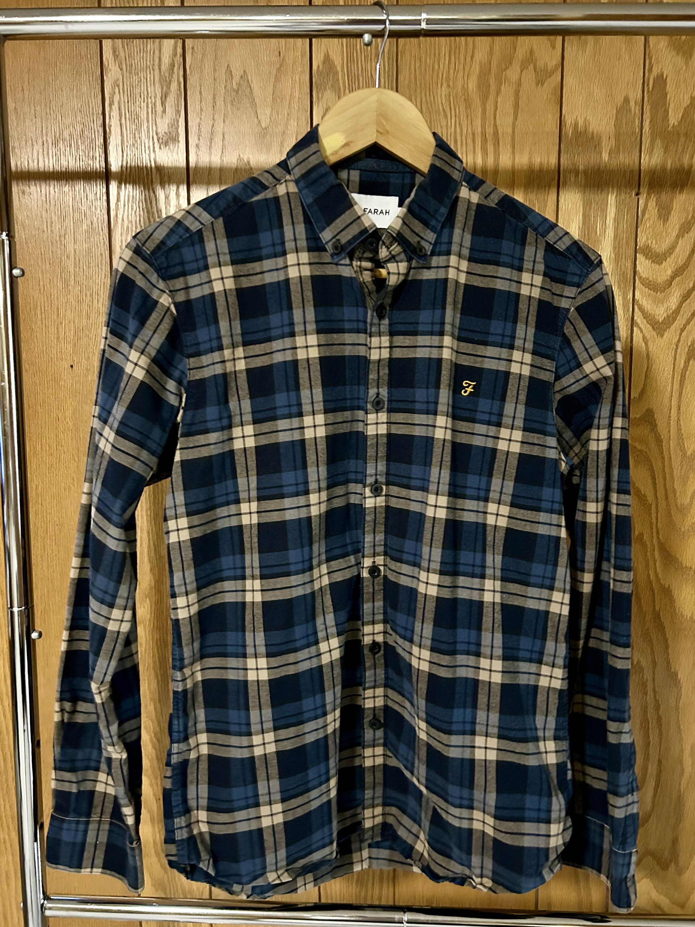 Farah Farah Slim Fit Flannel Size US S / EU 44-46 / 1 - 1 Thumbnail