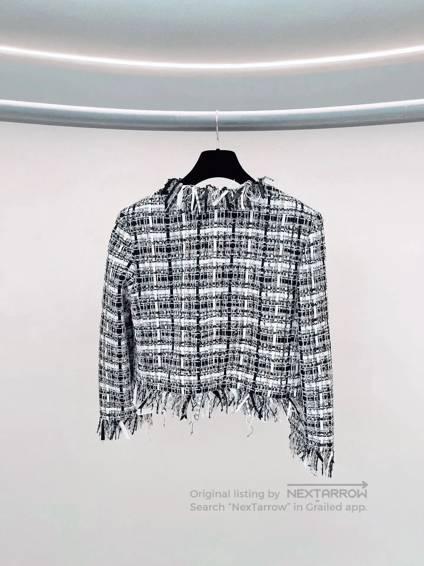 Chanel CHANEL Mixed Color Fringe Short Coat. Size US M / EU 48-50 / 2 - 2 Thumbnail