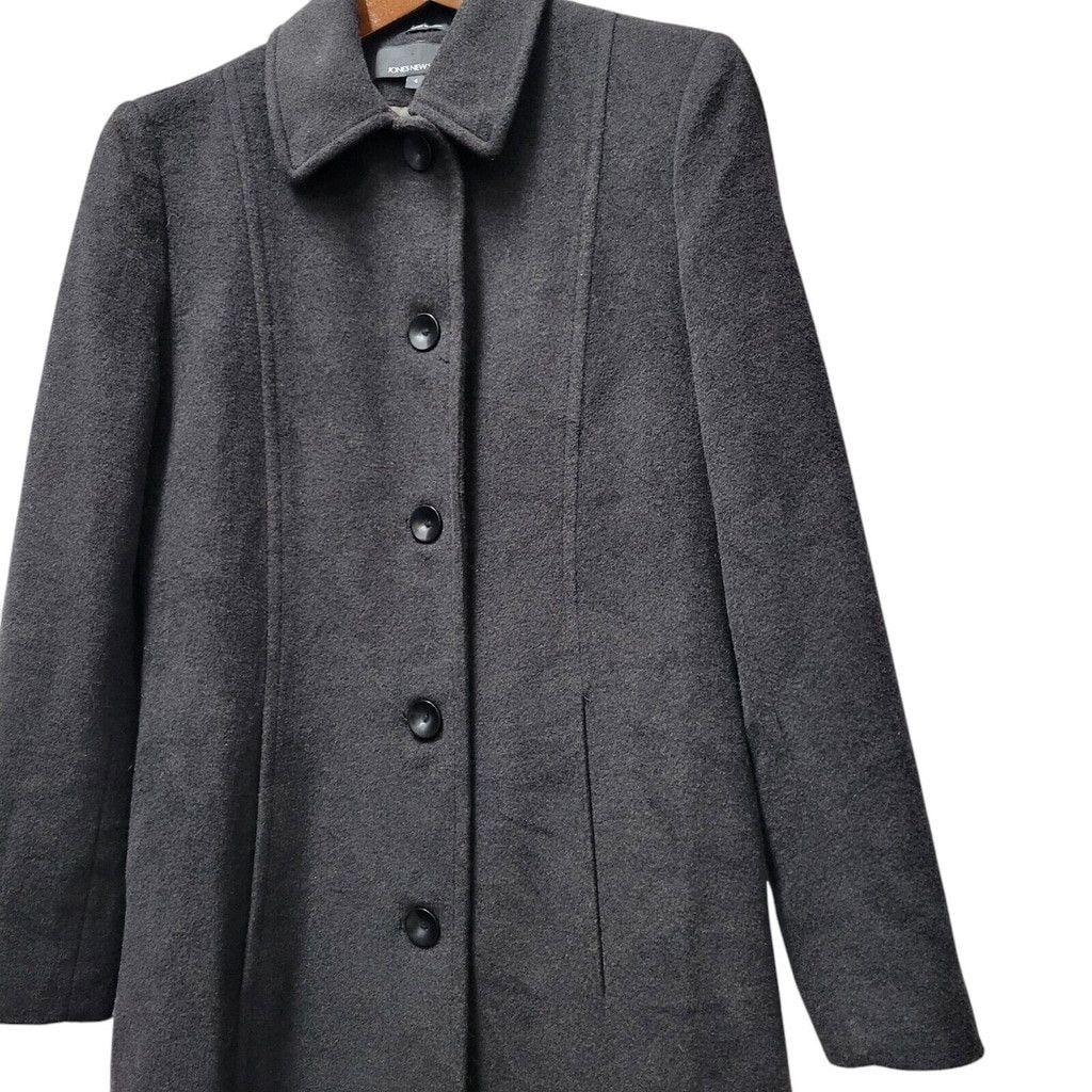 Jones New York Jones New York Women's Single-Breasted Maxi Coat 4. Brown. Size S / US 4 / IT 40 - 6 Thumbnail