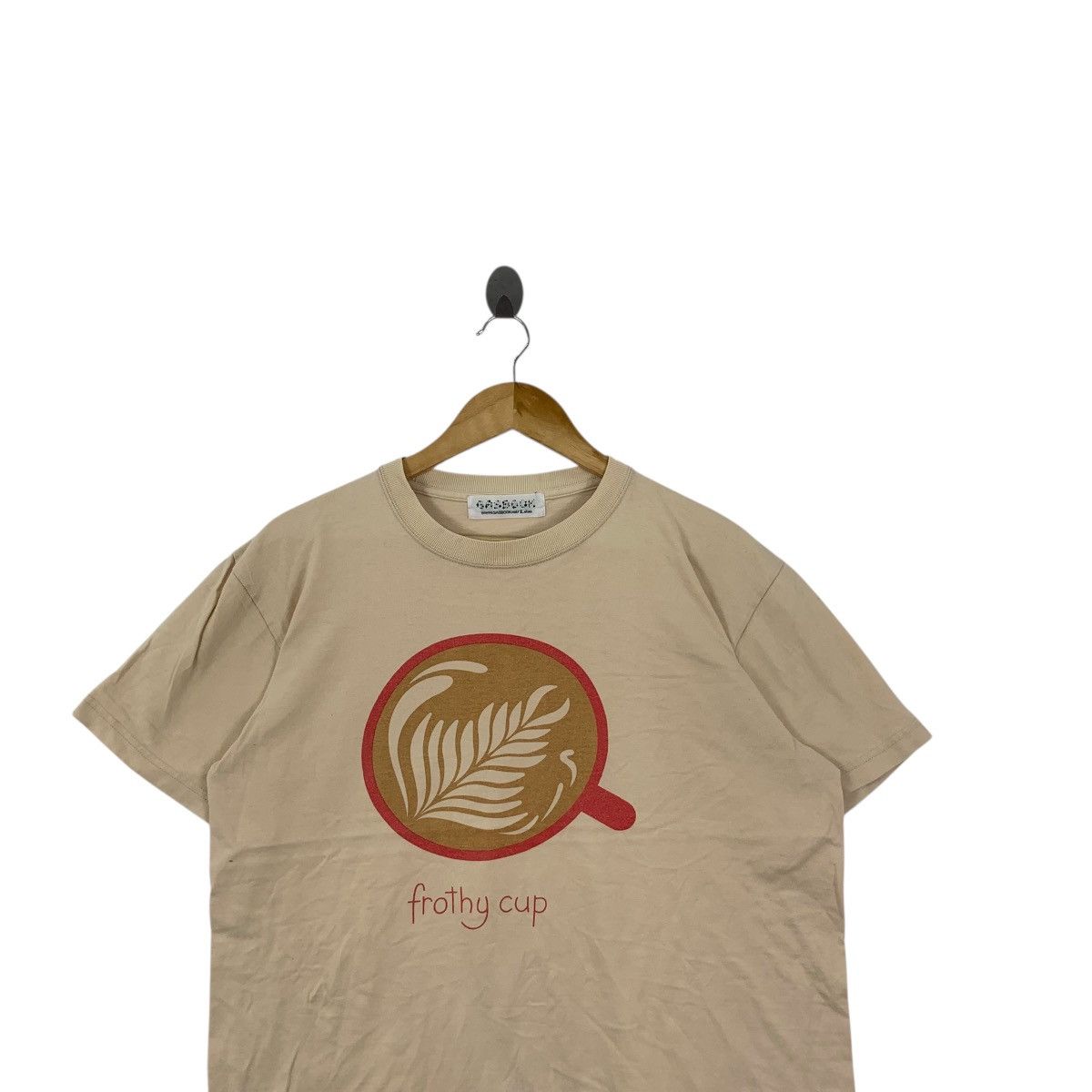 Vintage Vintage GASBOOK TOKYO Gas As Interface Frothy Cup Tee Shirt Size US L / EU 52-54 / 3 - 2 Thumbnail