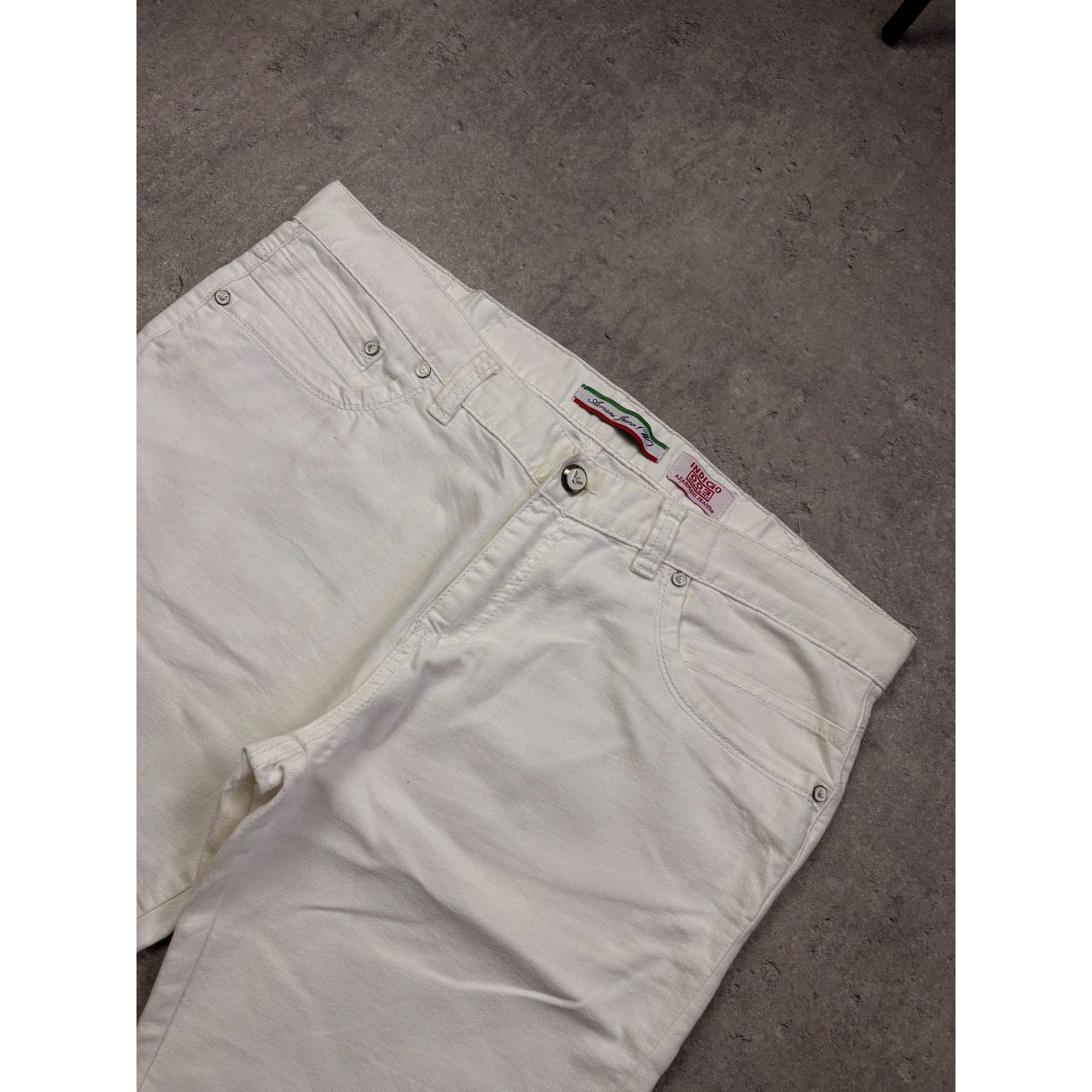 Armani Exchange ARMANI JEANS Indigo 003 Series | White | Size IT 38 (W32-34) Size US 34 / EU 50 - 4 Thumbnail