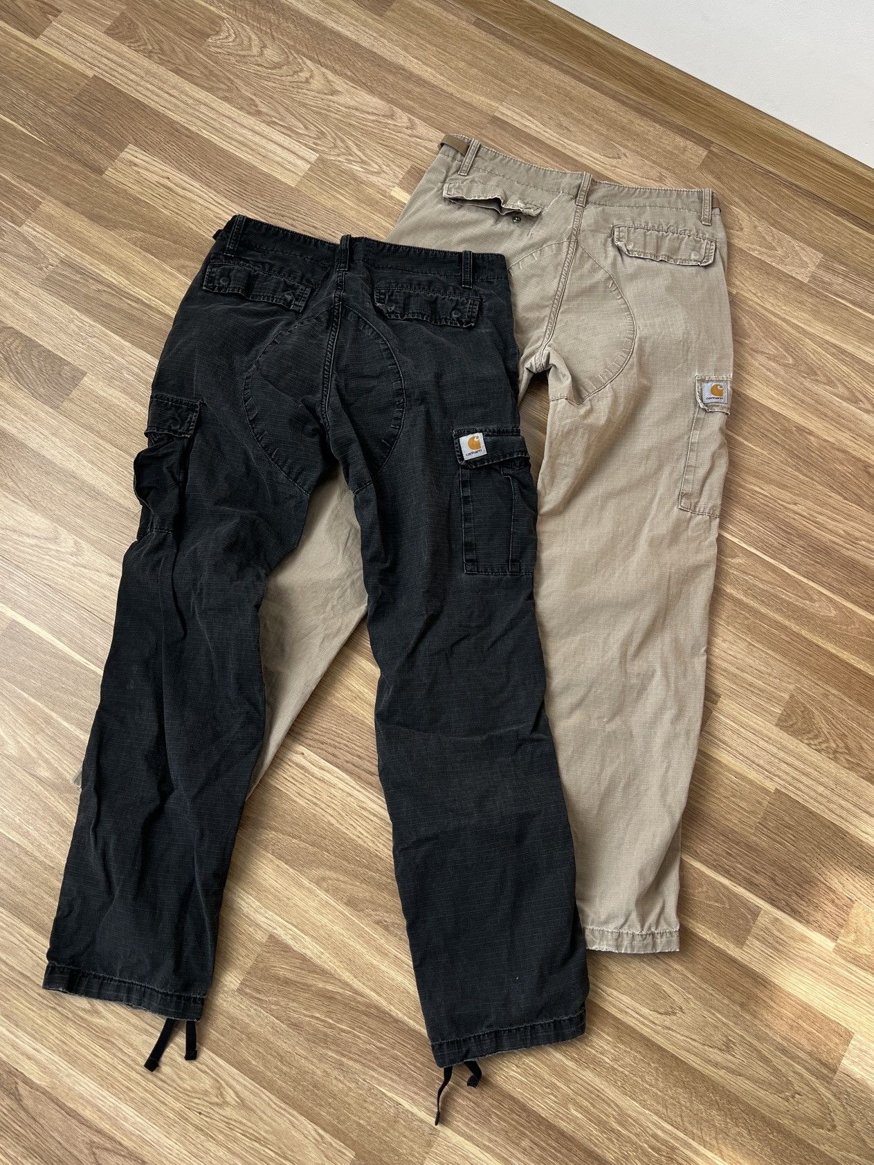Carhartt Aviation Beige Black Pants size 31x32