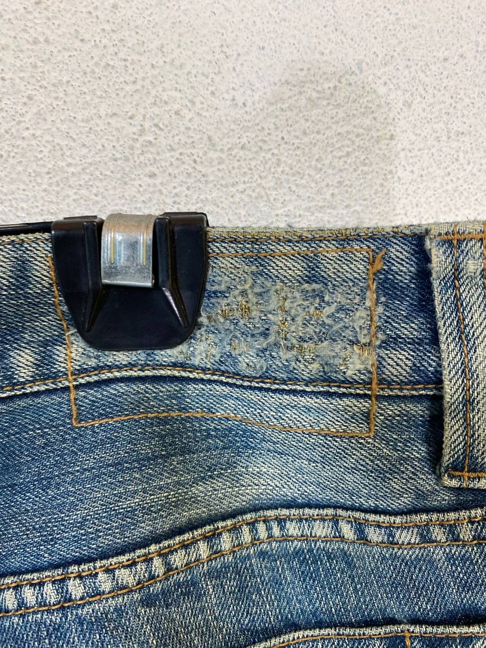 Vivienne Tam vivienne tam gold thread bootcut flare distressed denim Size 32" / US 10 / IT 46 - 6 Thumbnail