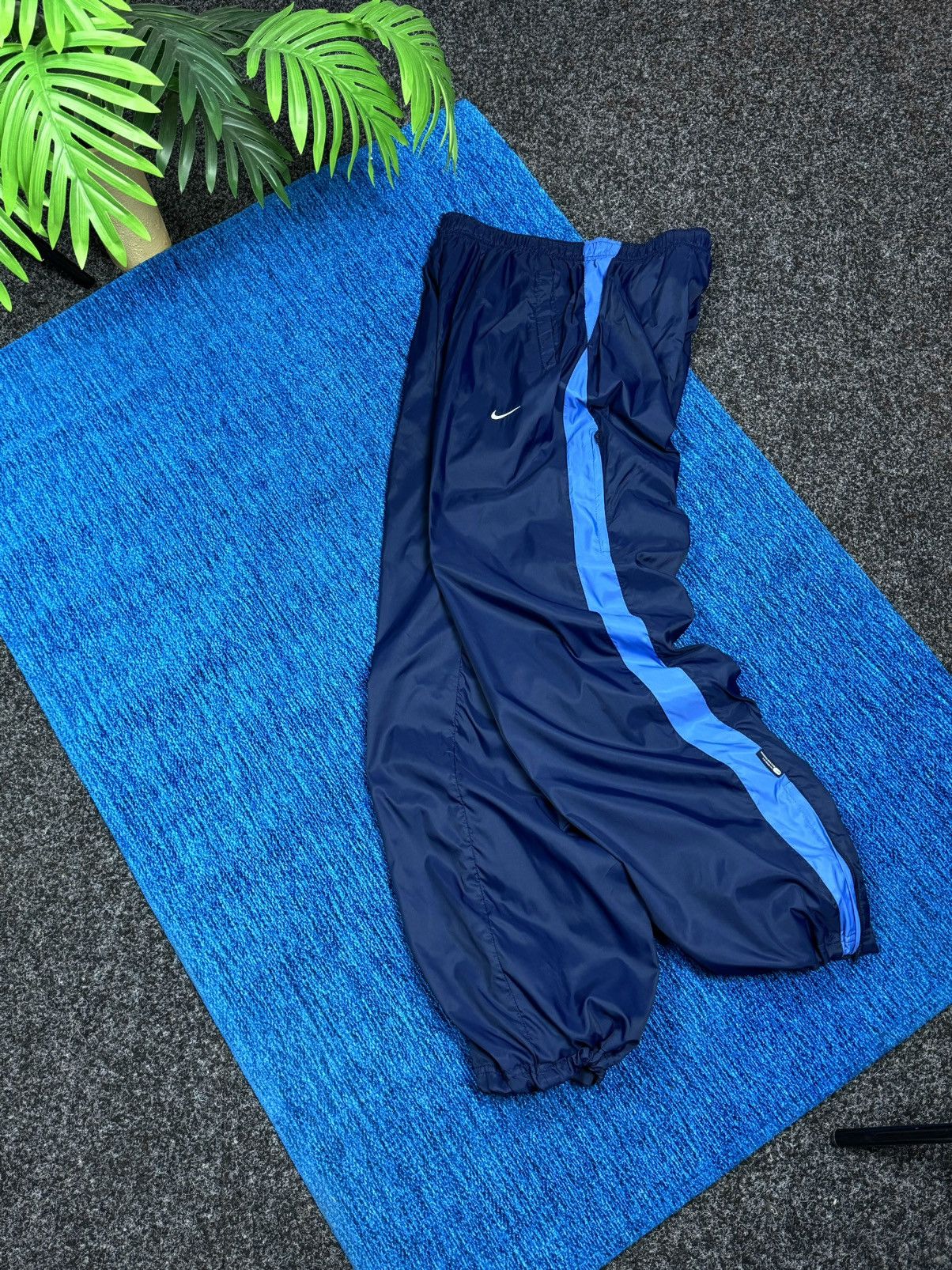 Nike × Vintage Nike Casual Pants On irons rubber bands Y2K Drilll size S Size US 30 / EU 46 - 7 Thumbnail