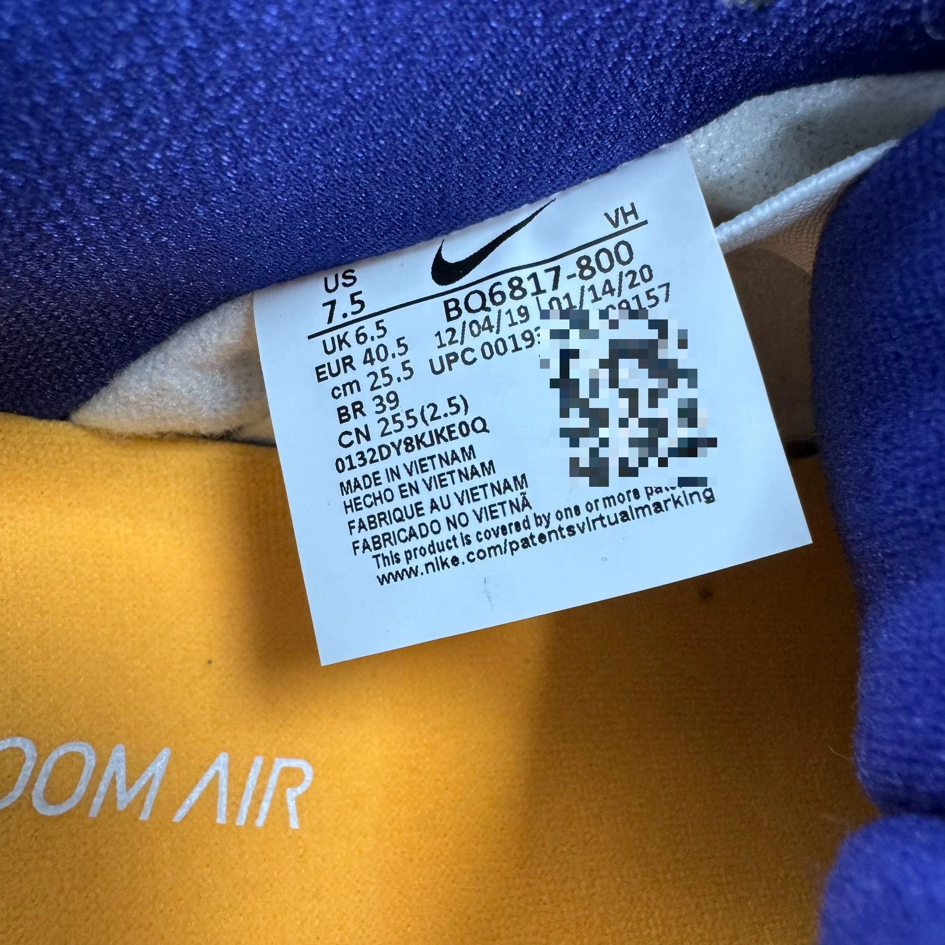 Nike Nike Dunk SB Lakers Purple & Gold 40.5 Size US 7.5 / EU 40-41 - 6 Thumbnail