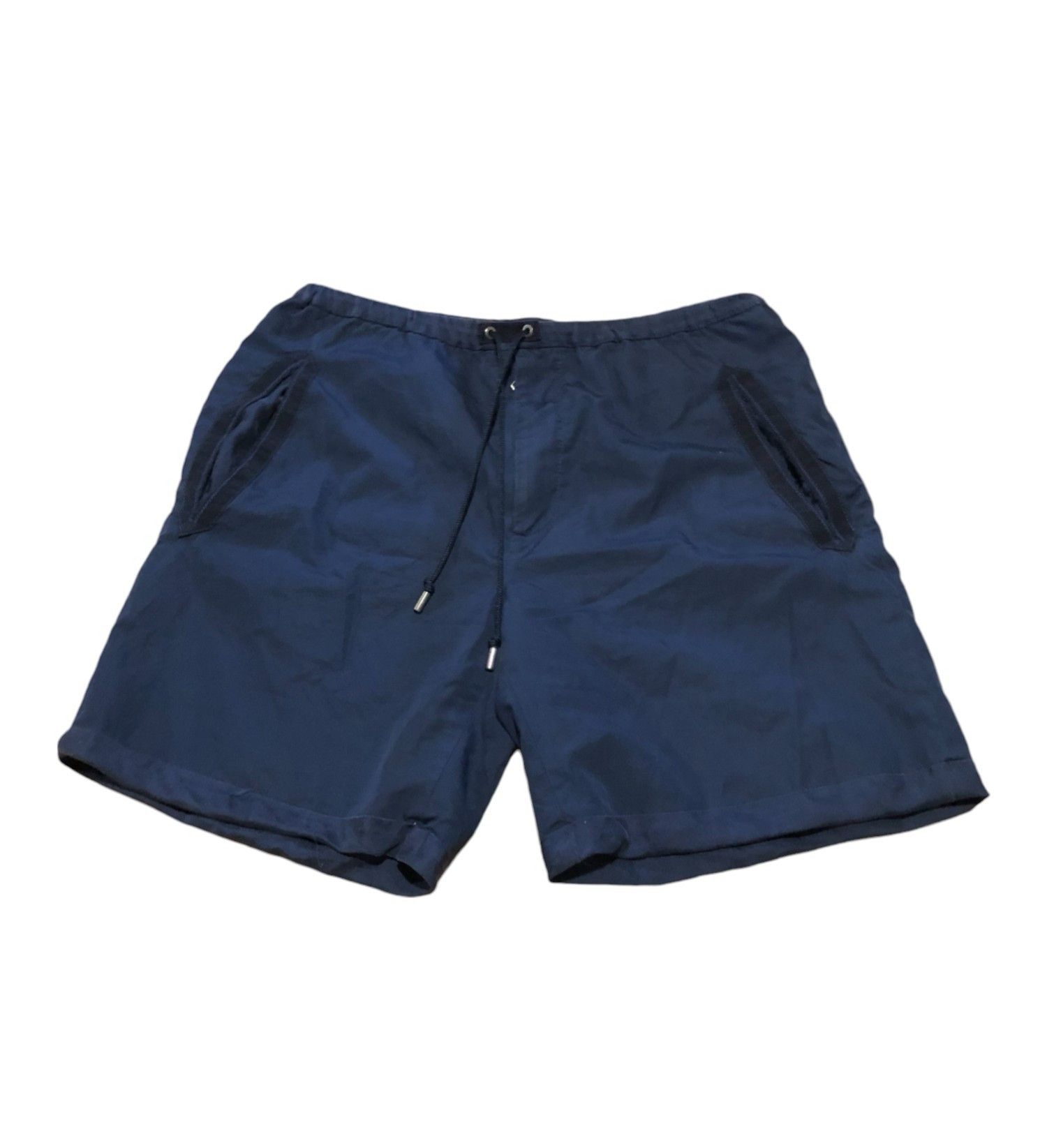 Gucci Gucci Drawstring Navy Shorts Made In Italy Size 44 Size US 28 / EU 44 - 1 Thumbnail