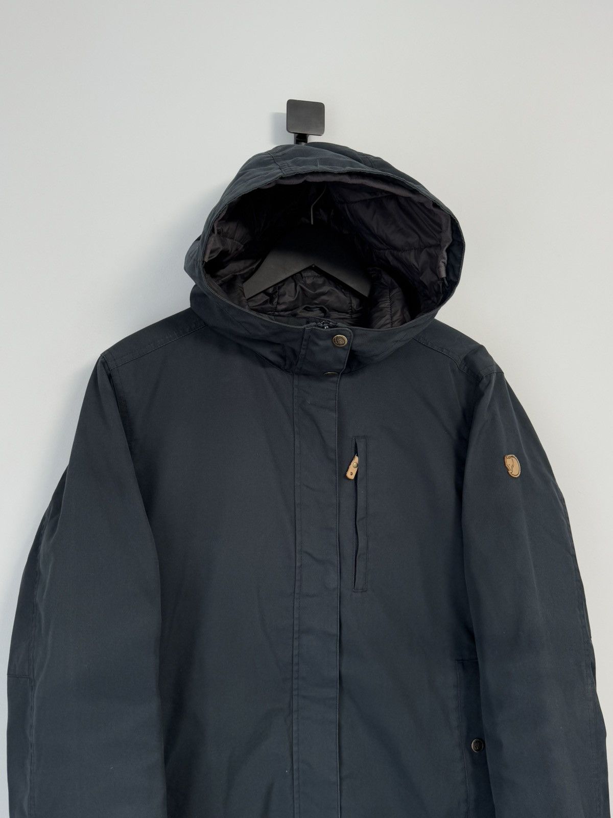 Fjallraven Fjallraven Kiruna Padded Parka Hooded Blue Navy Jacket Coat Size L / US 10 / IT 46 - 2 Thumbnail