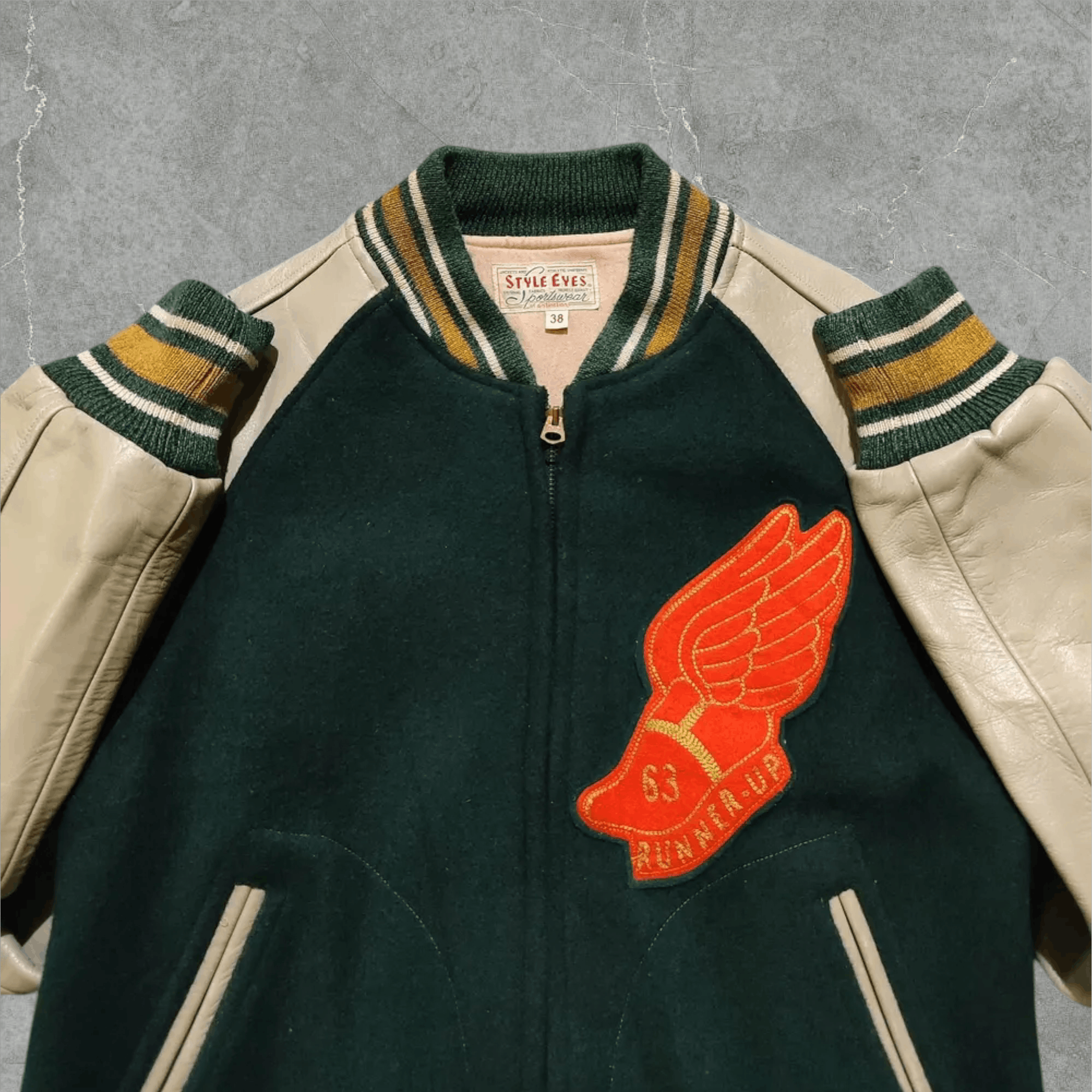 Toyo Enterprises Vintage Style Eyes by Toyo Enterprises Varsity Jacket GCW23 Size US M / EU 48-50 / 2 - 3 Thumbnail