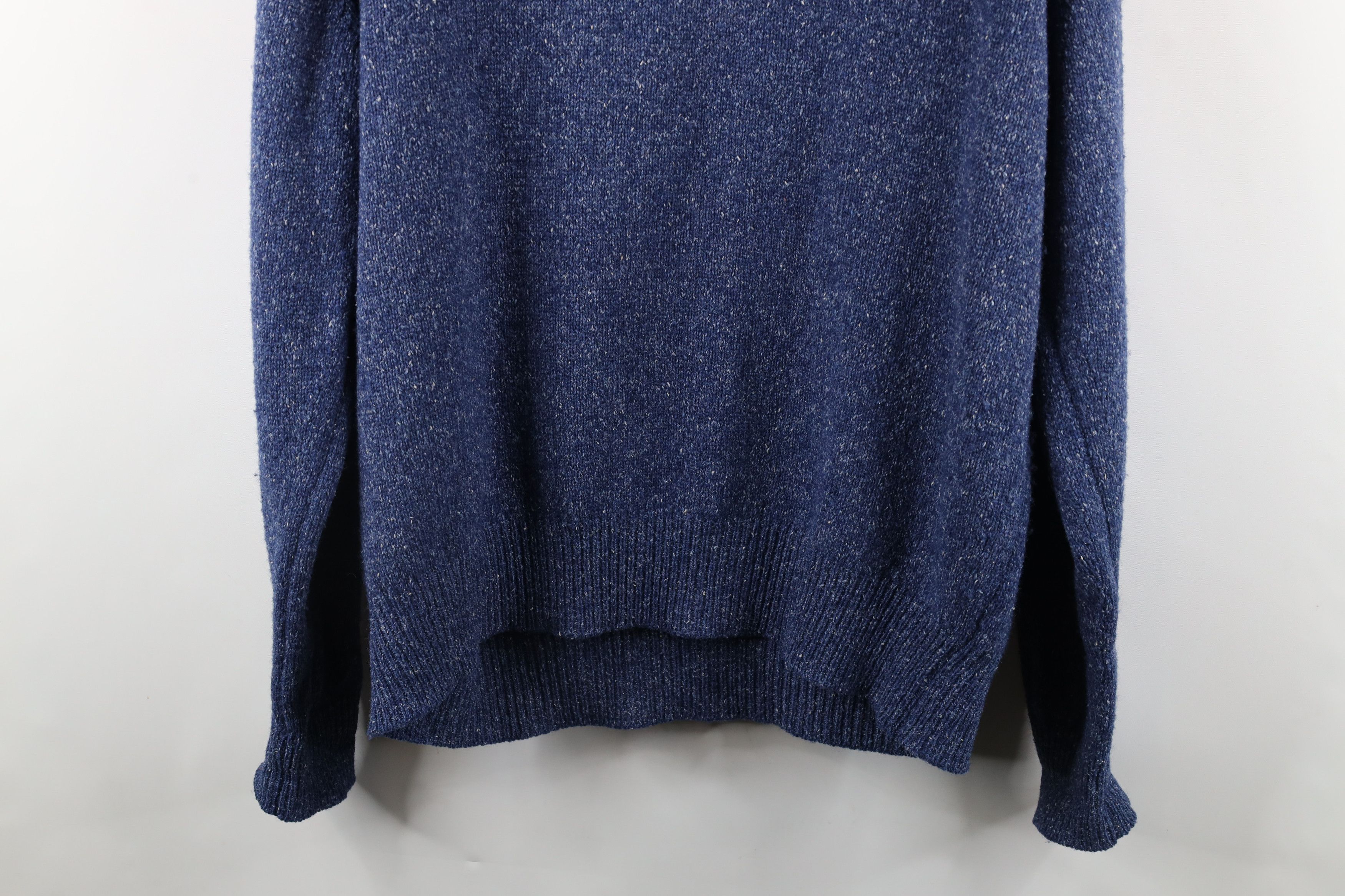 Vintage Vintage 90s Streetwear Silk Blend Knit Sweater Heather Blue Size US XL / EU 56 / 4 - 12 Thumbnail