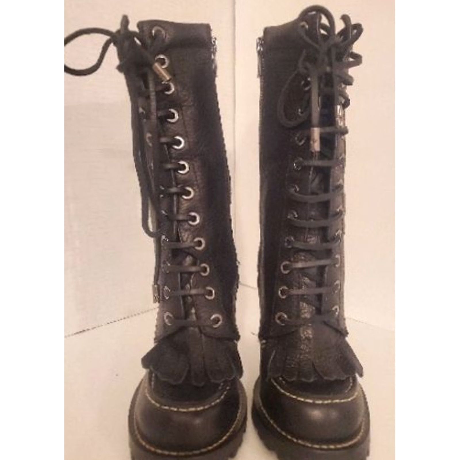 Tory Burch Tory Burch Trigg Stiletto Boot Black Leather 4" Heel Party/Cocktail Women Size 5 Size US 5 / IT 35 - 3 Thumbnail